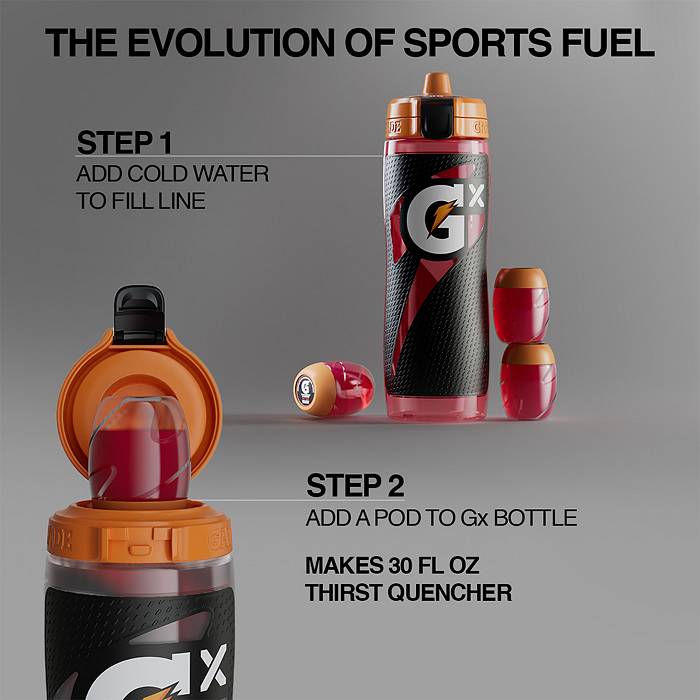 Gatorade GX Pods Water Bottles in Marble PinkPurple / 30oz capacity