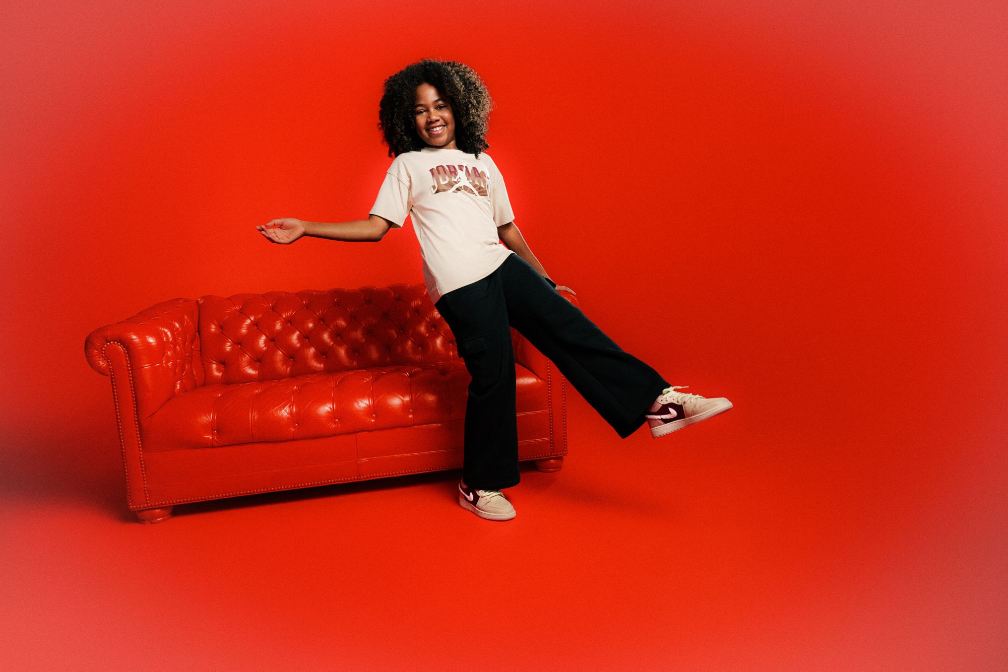 Jordan Girls' Jumpman Push Through Graphic T-Shirt product image