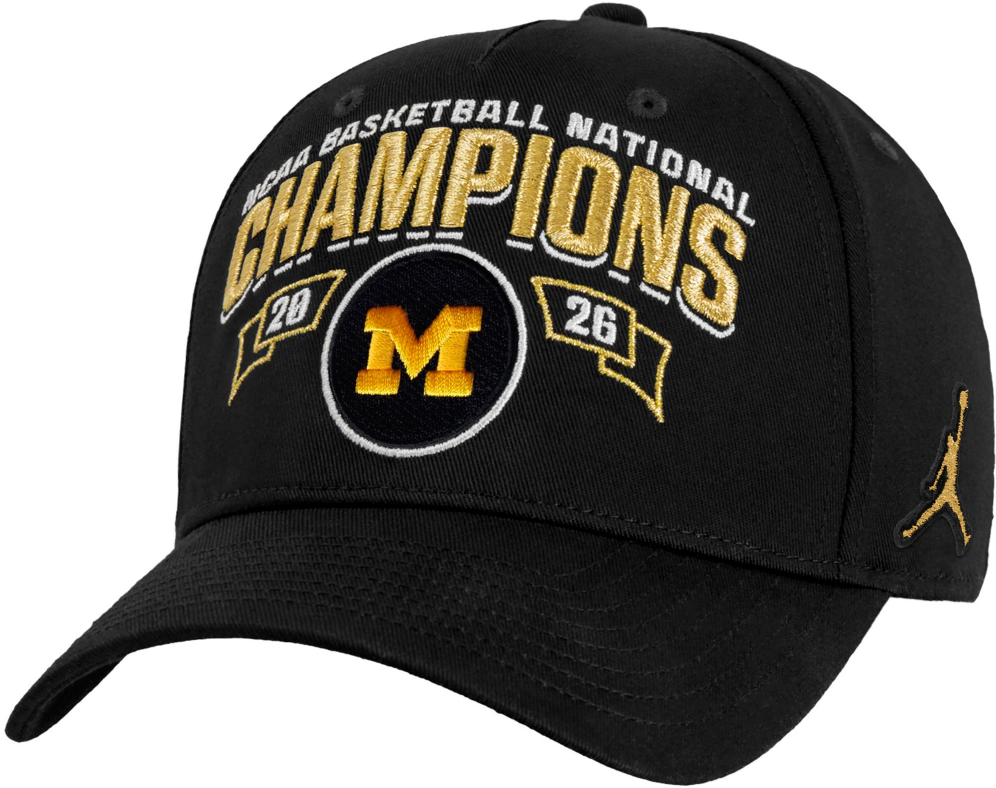 Jordan Adult 2026 Men's Basketball National Champions Michigan Wolverines Locker Room Hat product image