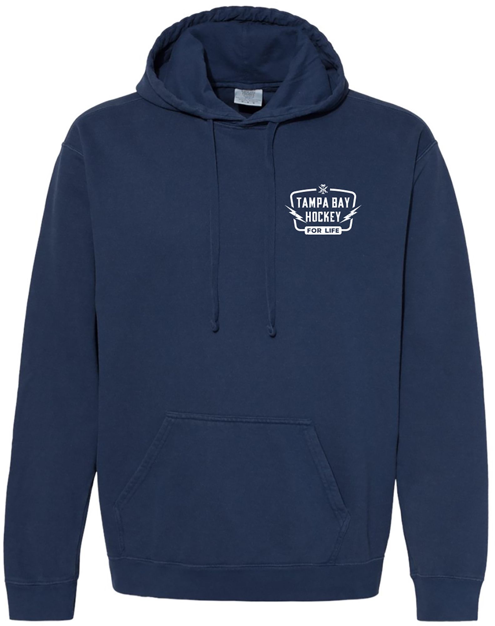 For the Bay Clothing Co. Men's Tampa Bay Blue Hockey 4 Life Pullover Hoodie product image