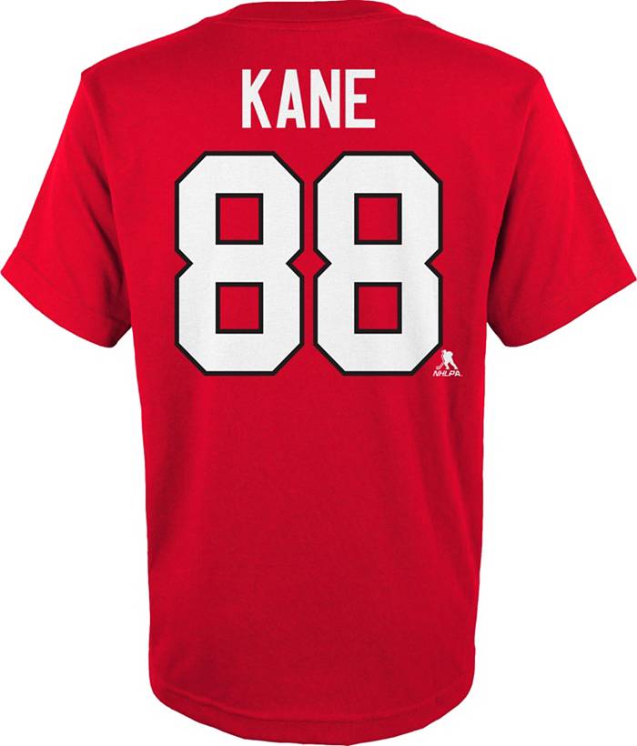 Chicago Blackhawks Patrick Kane Youth Size Player Name & Number T