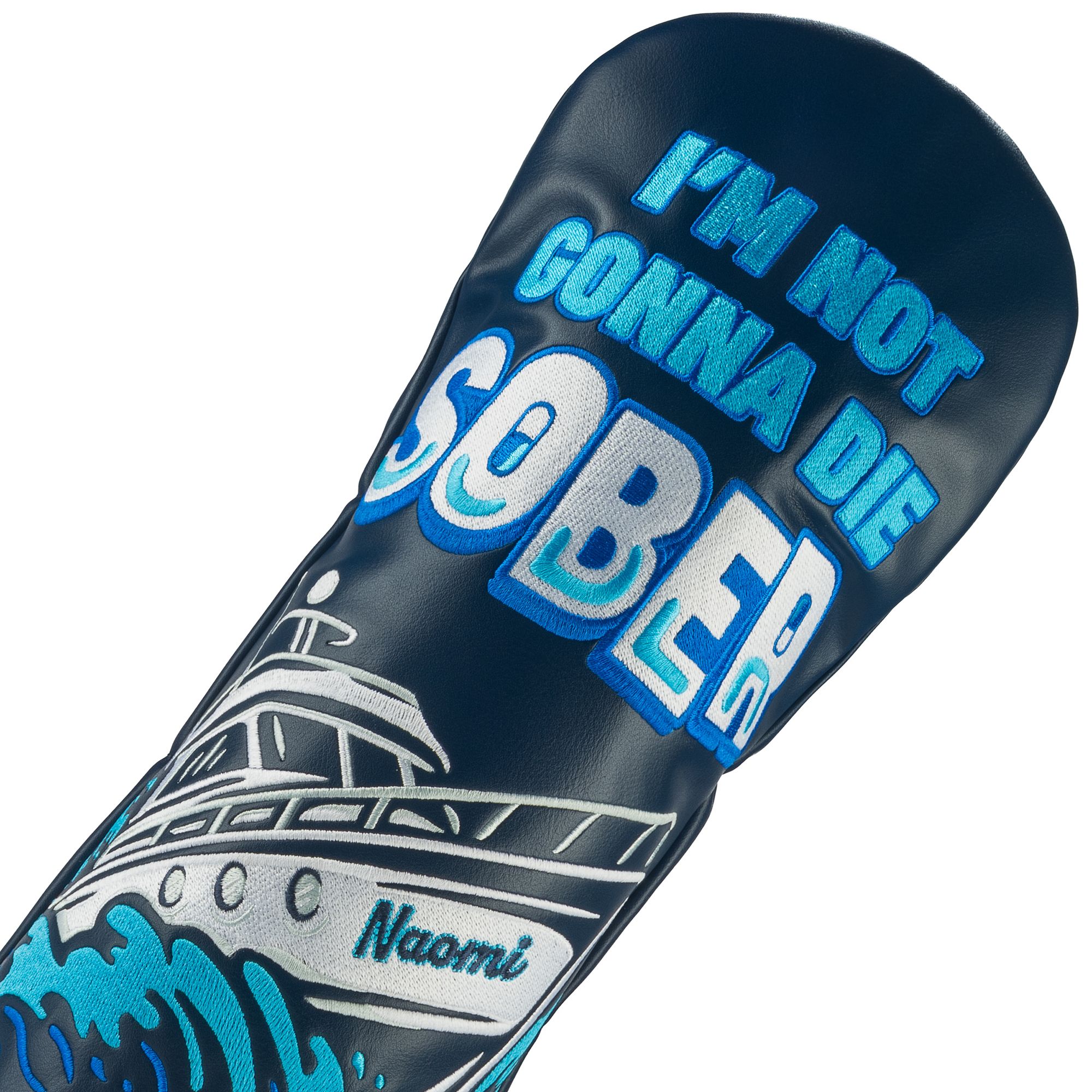 REWIND Golf Wolf of Wall Street I'm Not Gonna Die Sober Driver Headcover product image