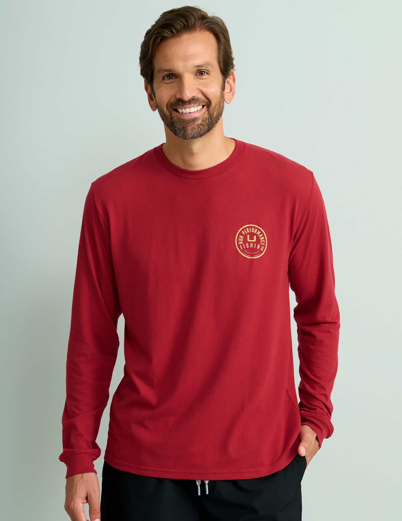 HUK Men's Graphic Long Sleeve Shirt product image