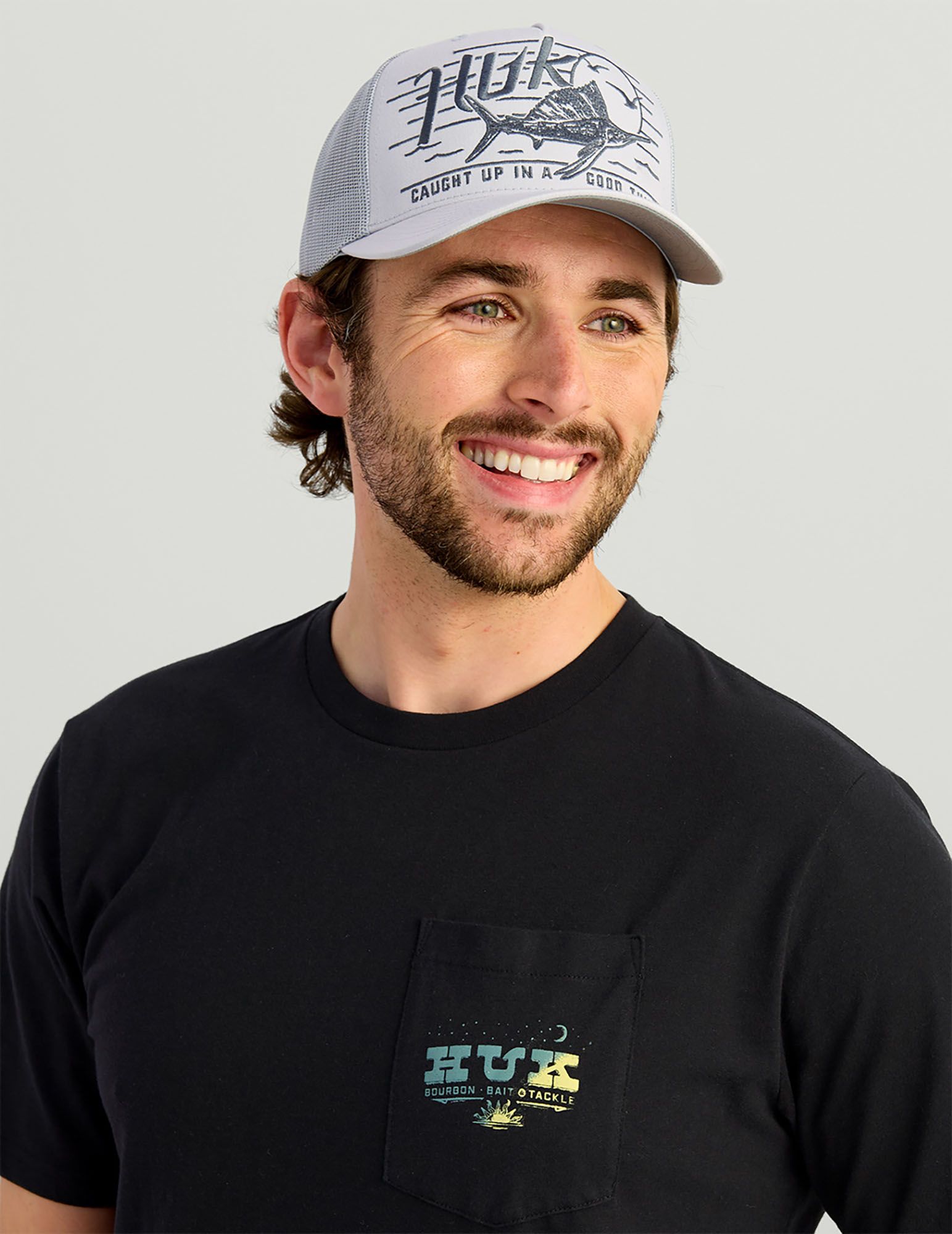 HUK Men's HUK Western Wild Short Sleeve Pocket T-Shirt product image