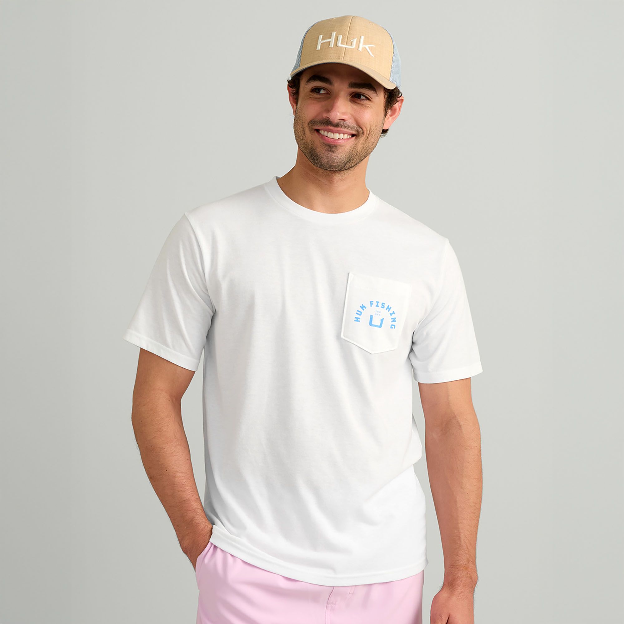 HUK Men's Fishing Short Sleeve Pocket T-Shirt product image