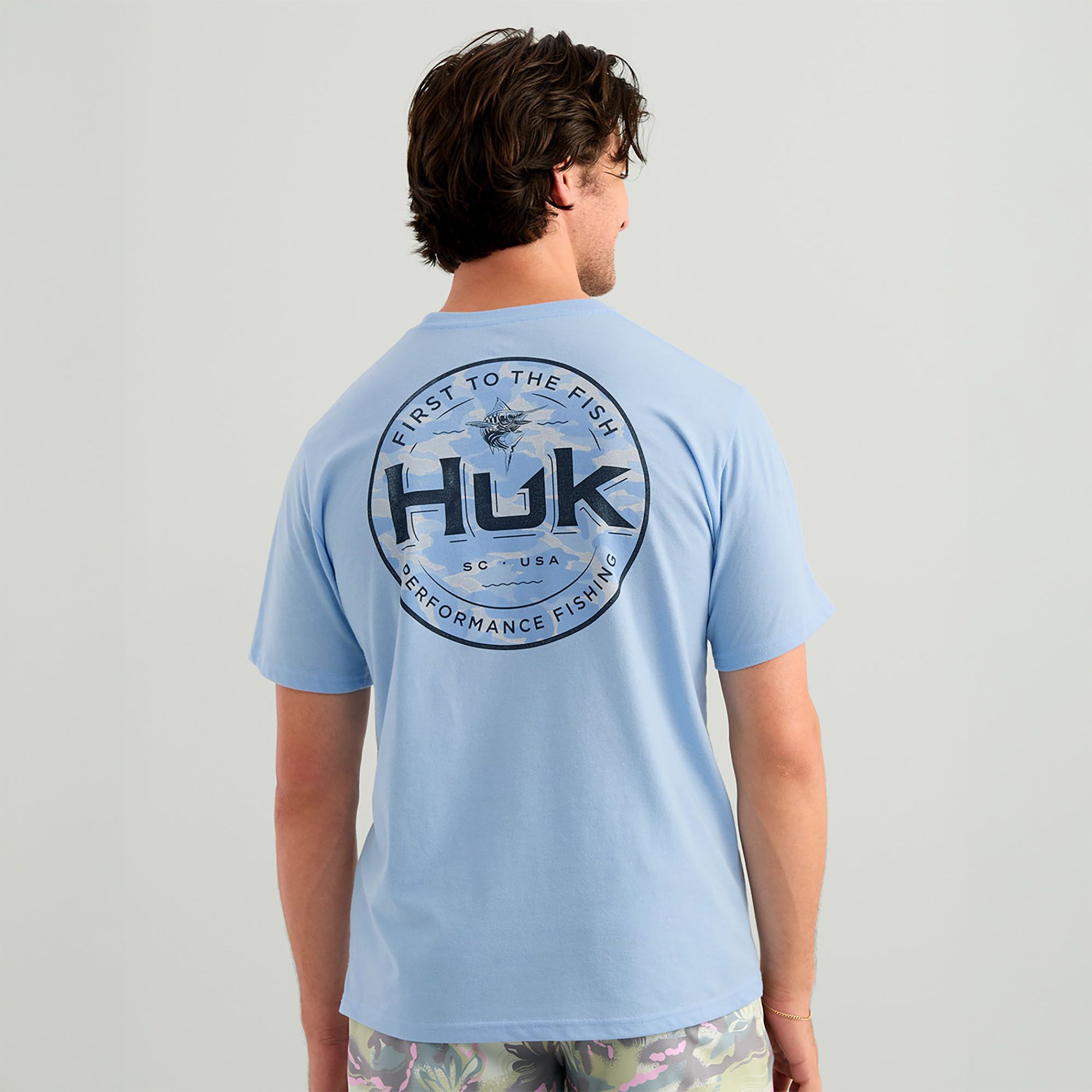 HUK Men's Circle Short Sleeve Pocket T-Shirt product image