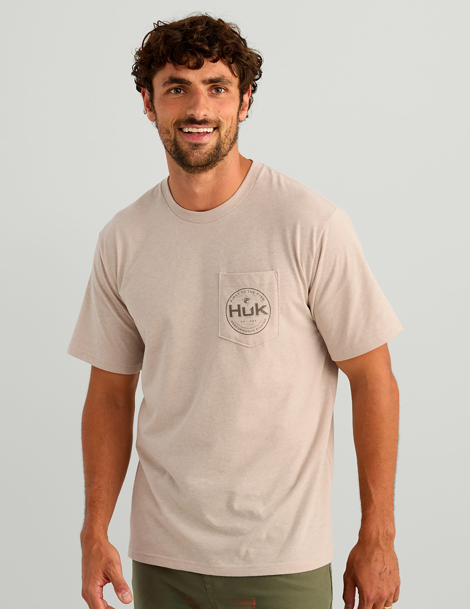 HUK Men's Circle Short Sleeve Pocket T-Shirt product image