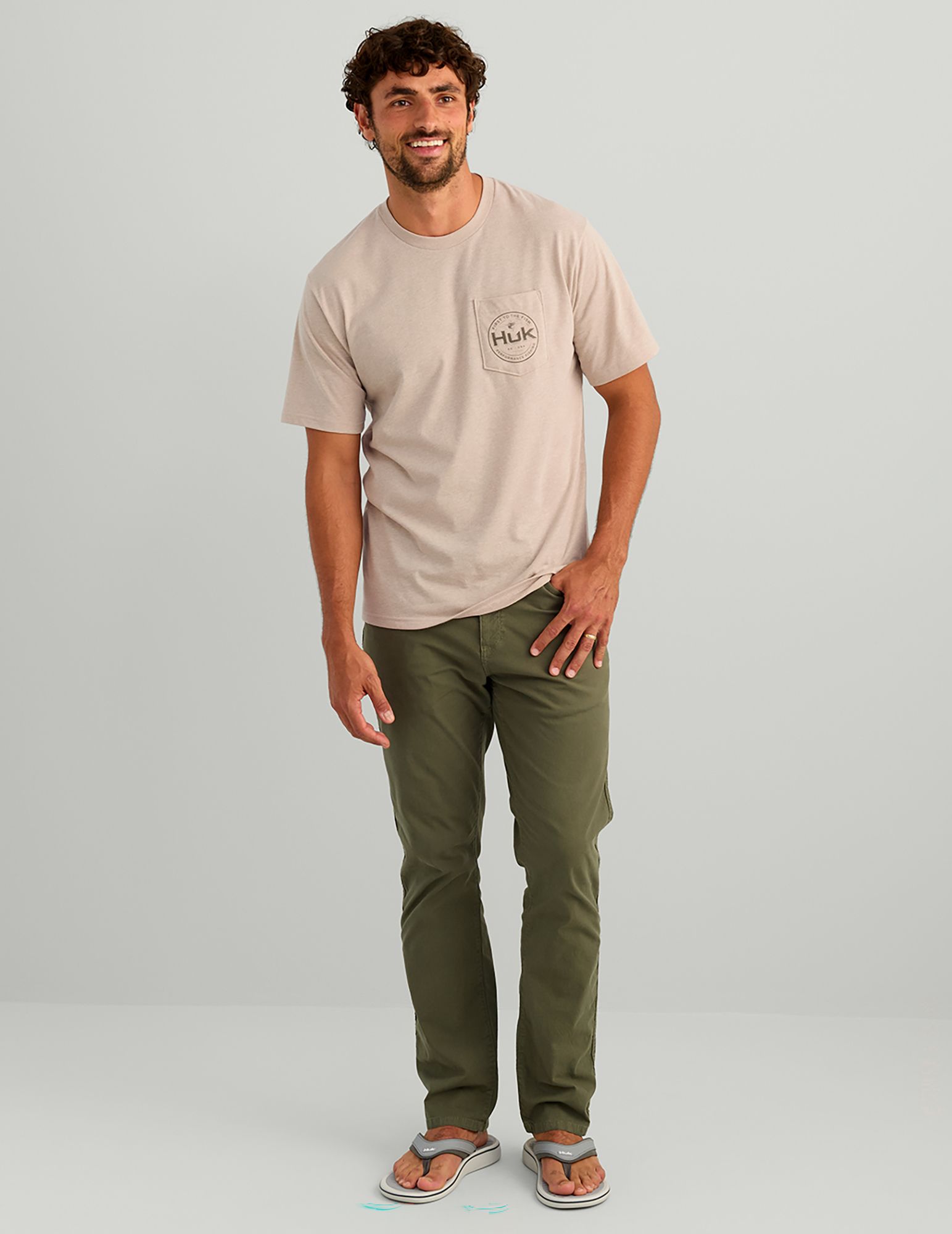 HUK Men's Circle Short Sleeve Pocket T-Shirt product image