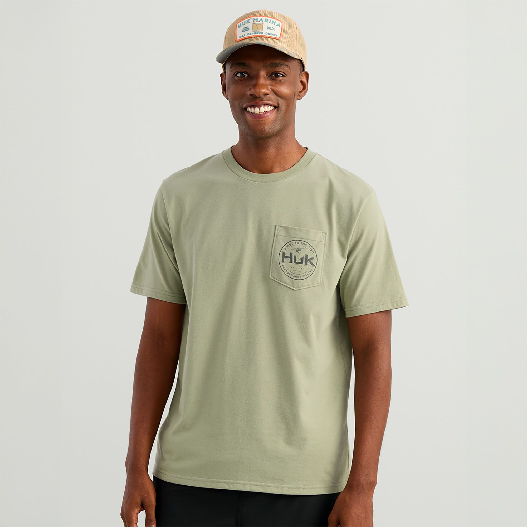 HUK Men's Circle Short Sleeve Pocket T-Shirt product image