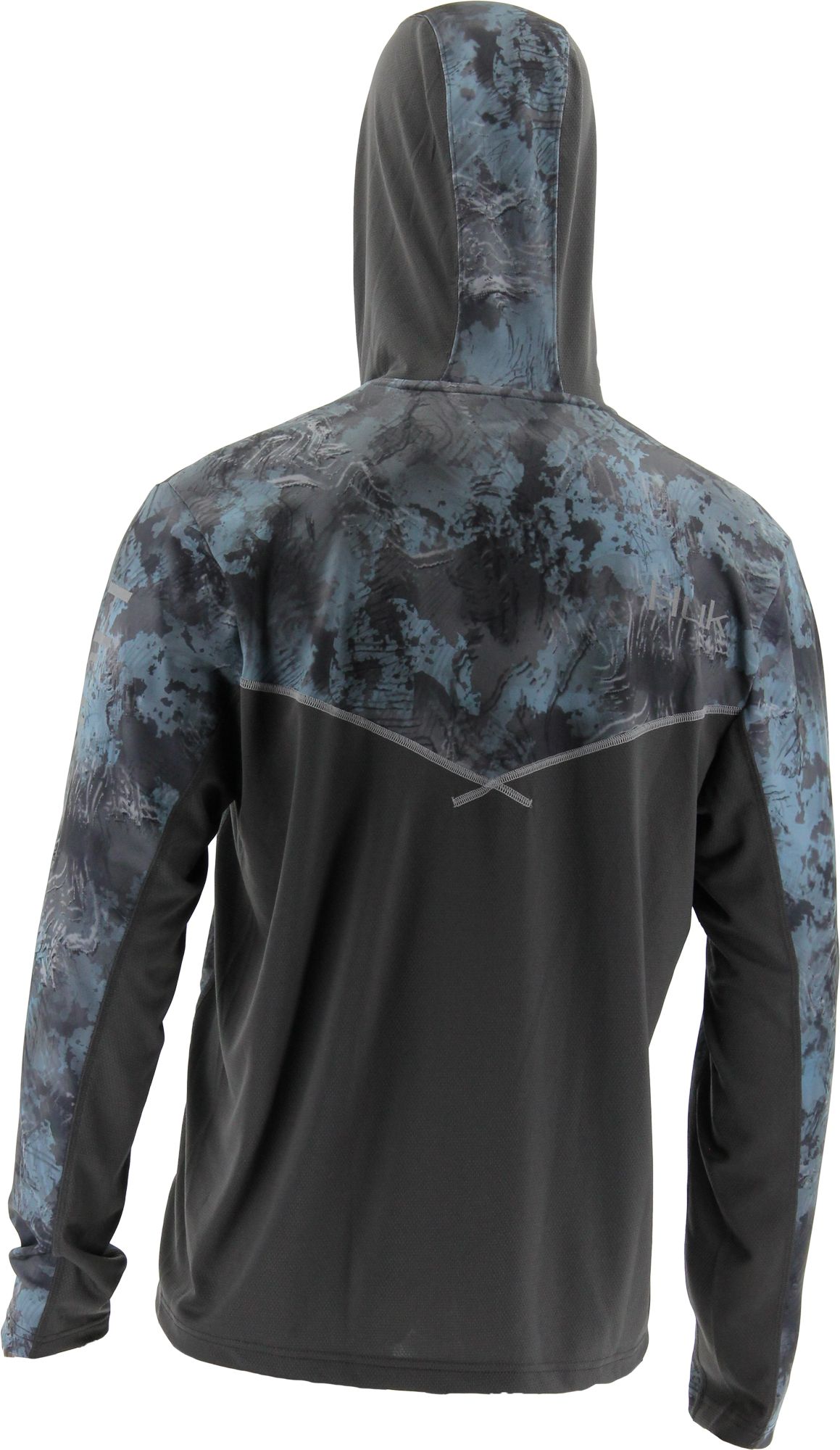 huk long sleeve hooded shirt