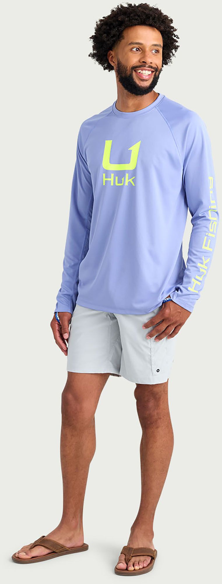 HUK Men's Icon Crew Neck Long Sleeve T-Shirt product image