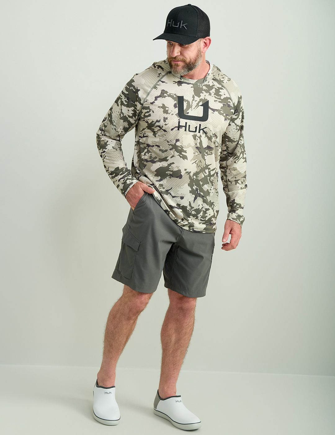 HUK Men's KC Icon Apex Vert Hoodie product image