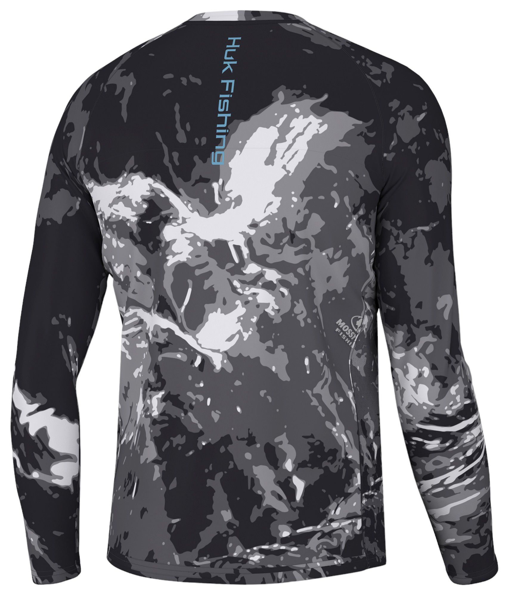 HUK Men's Mossy Oak Pursuit Crew Neck Long Sleeve T-Shirt product image
