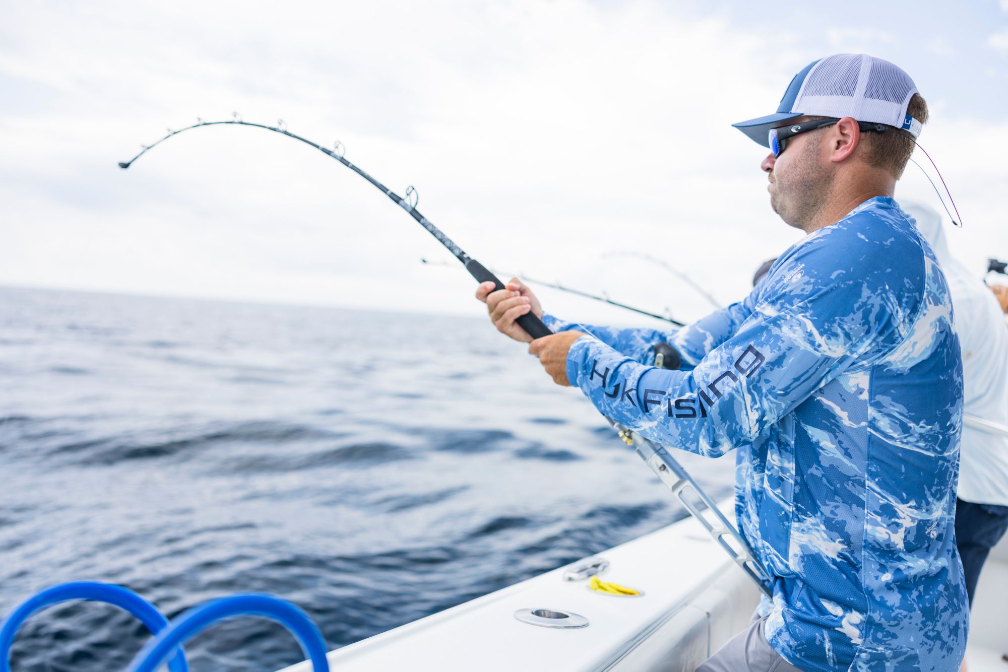 HUK Men's Mossy Oak Pursuit Crew Neck Long Sleeve T-Shirt product image