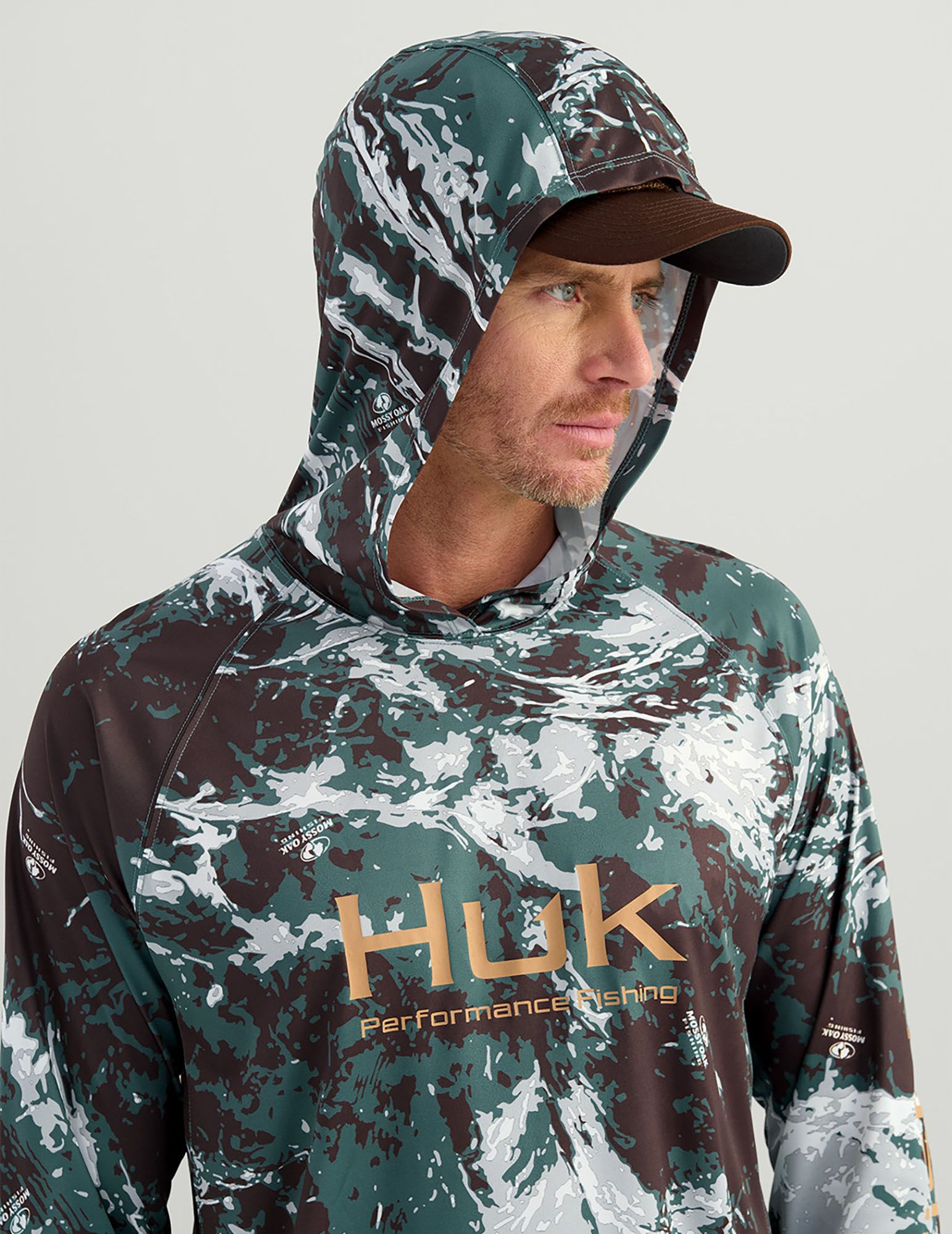 HUK Men's Mossy Oak Pursuit Hoodie product image