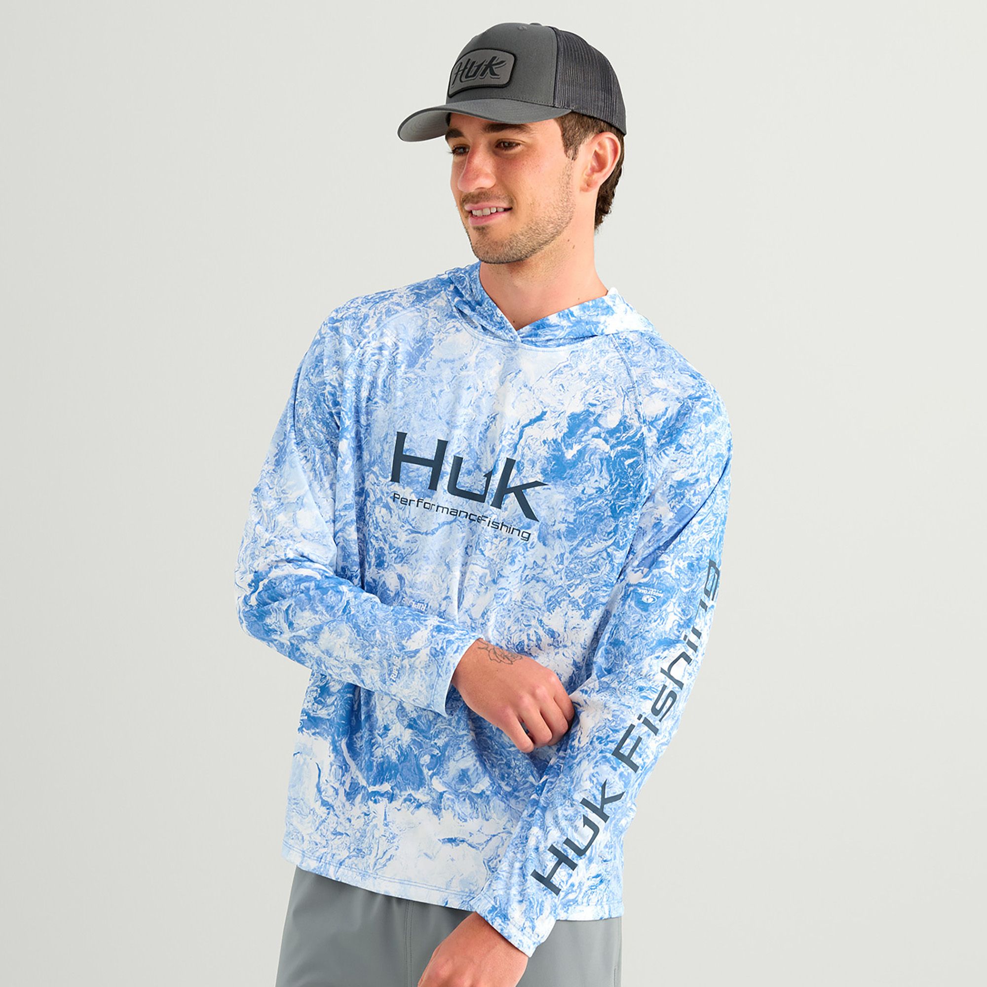 HUK Men's Mossy Oak Pursuit Hoodie product image