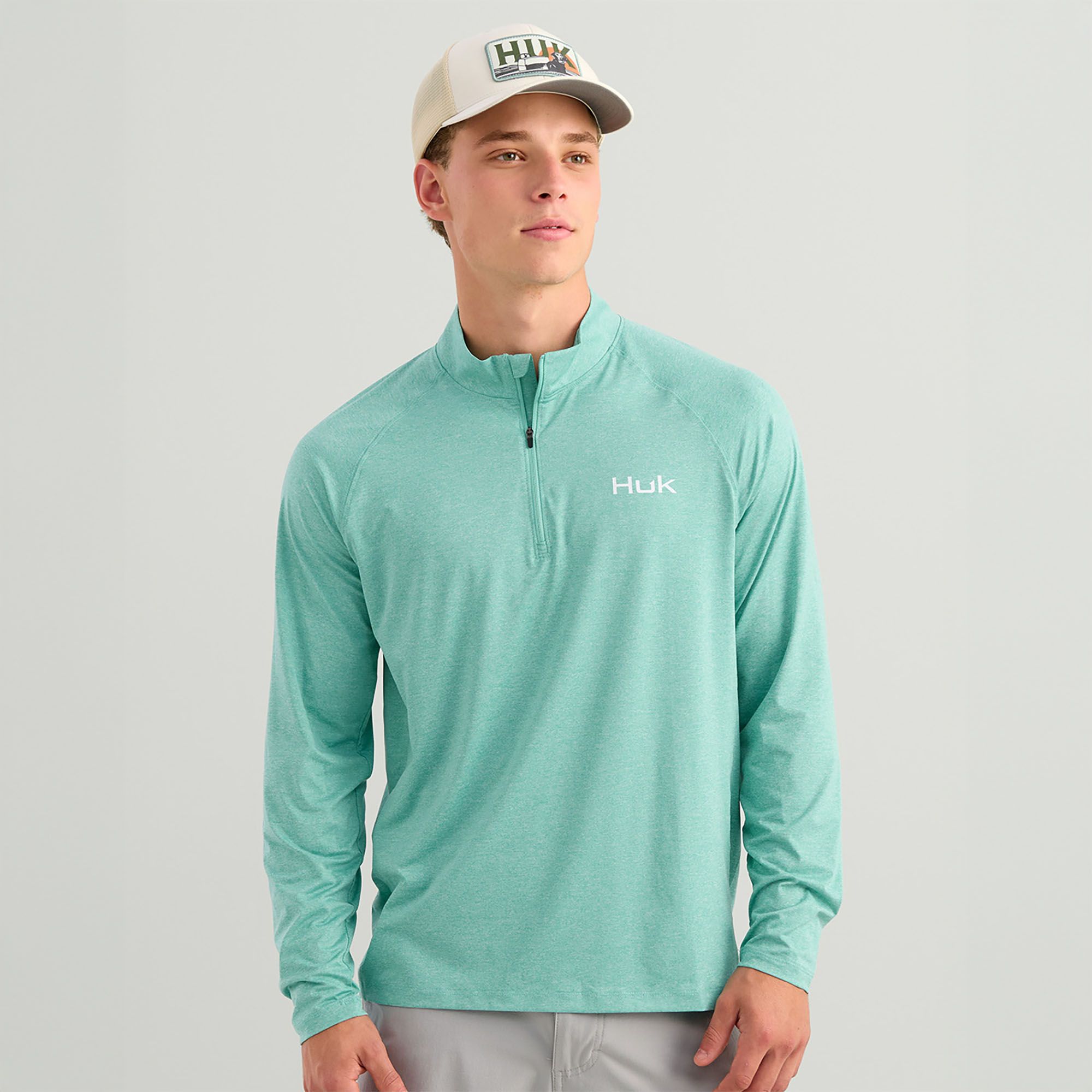 HUK Men's Airweight 1/4 Zip product image