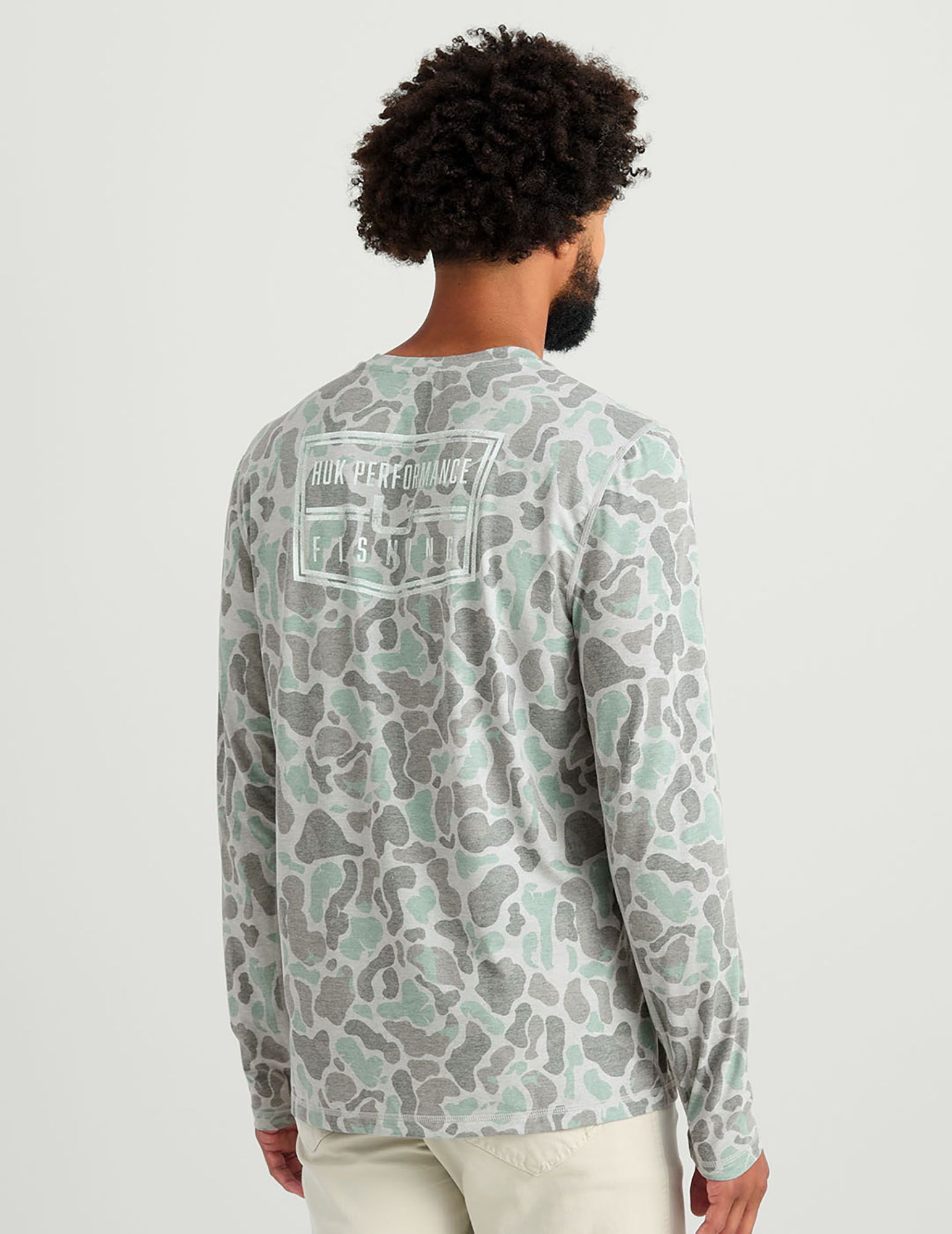 HUK Men's Drift KC Print Long Sleeve Graphic T-Shirt product image
