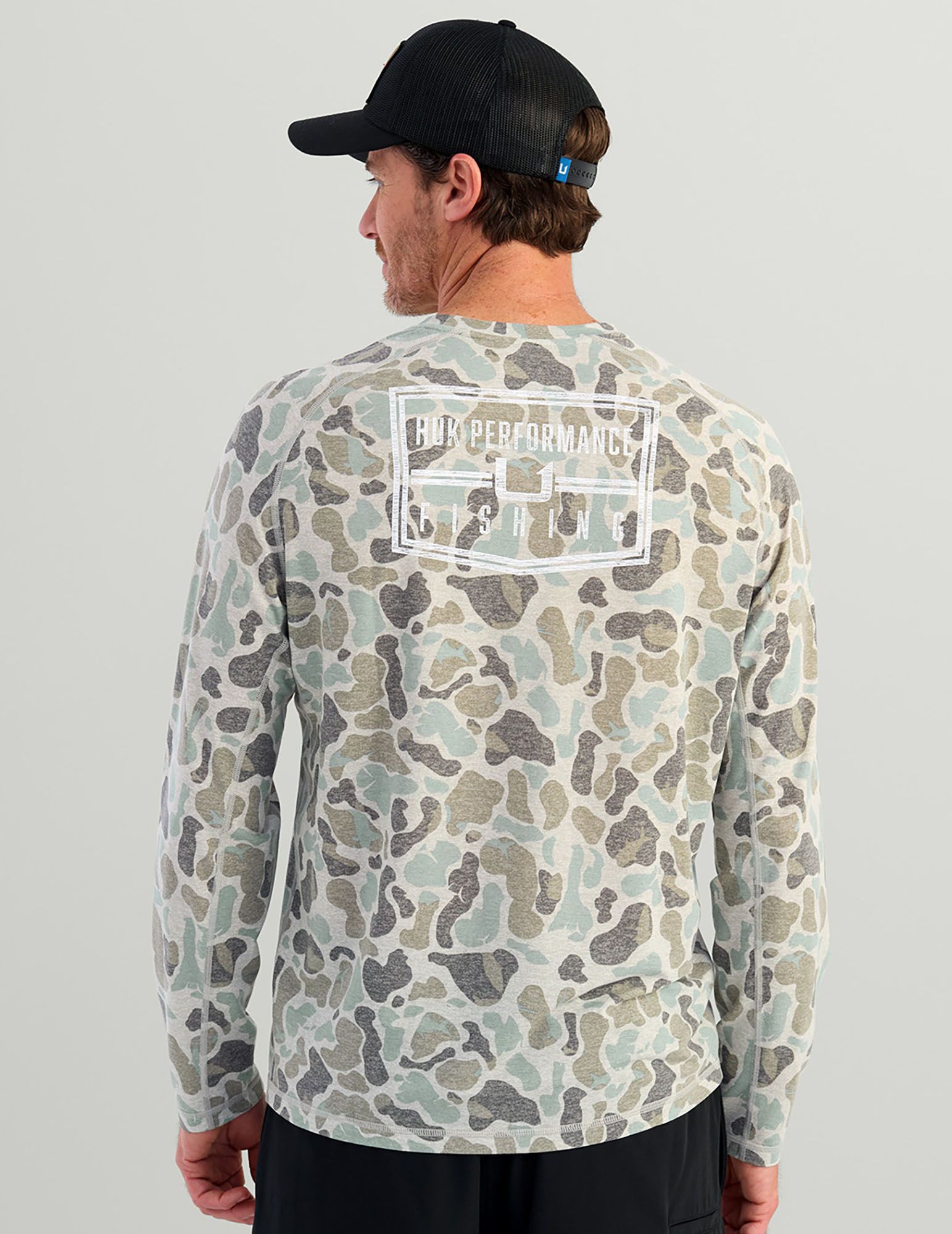 HUK Men's Drift KC Print Long Sleeve Graphic T-Shirt product image