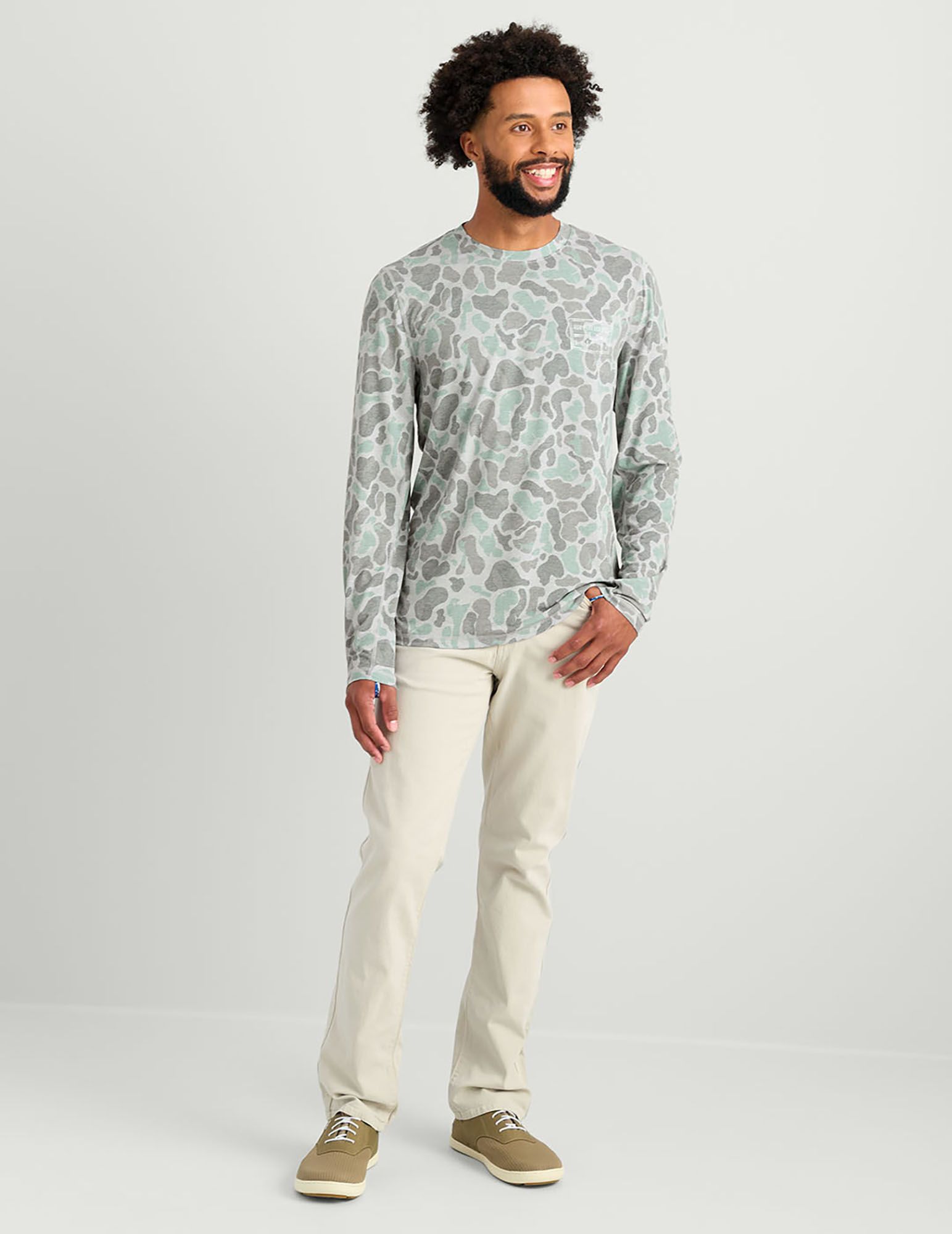 HUK Men's Drift KC Print Long Sleeve Graphic T-Shirt product image