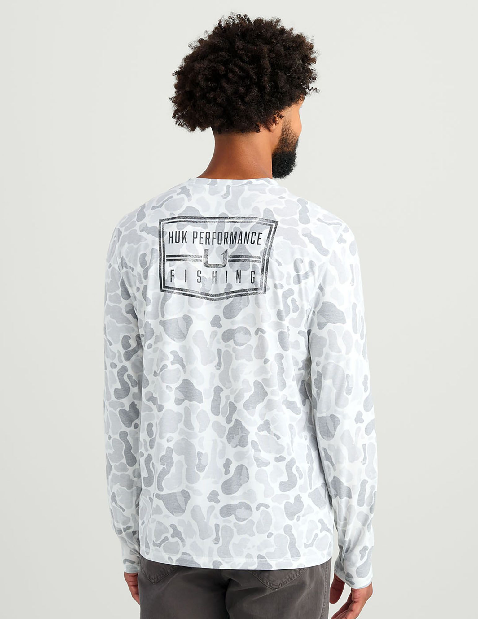 HUK Men's Drift KC Print Long Sleeve Graphic T-Shirt product image