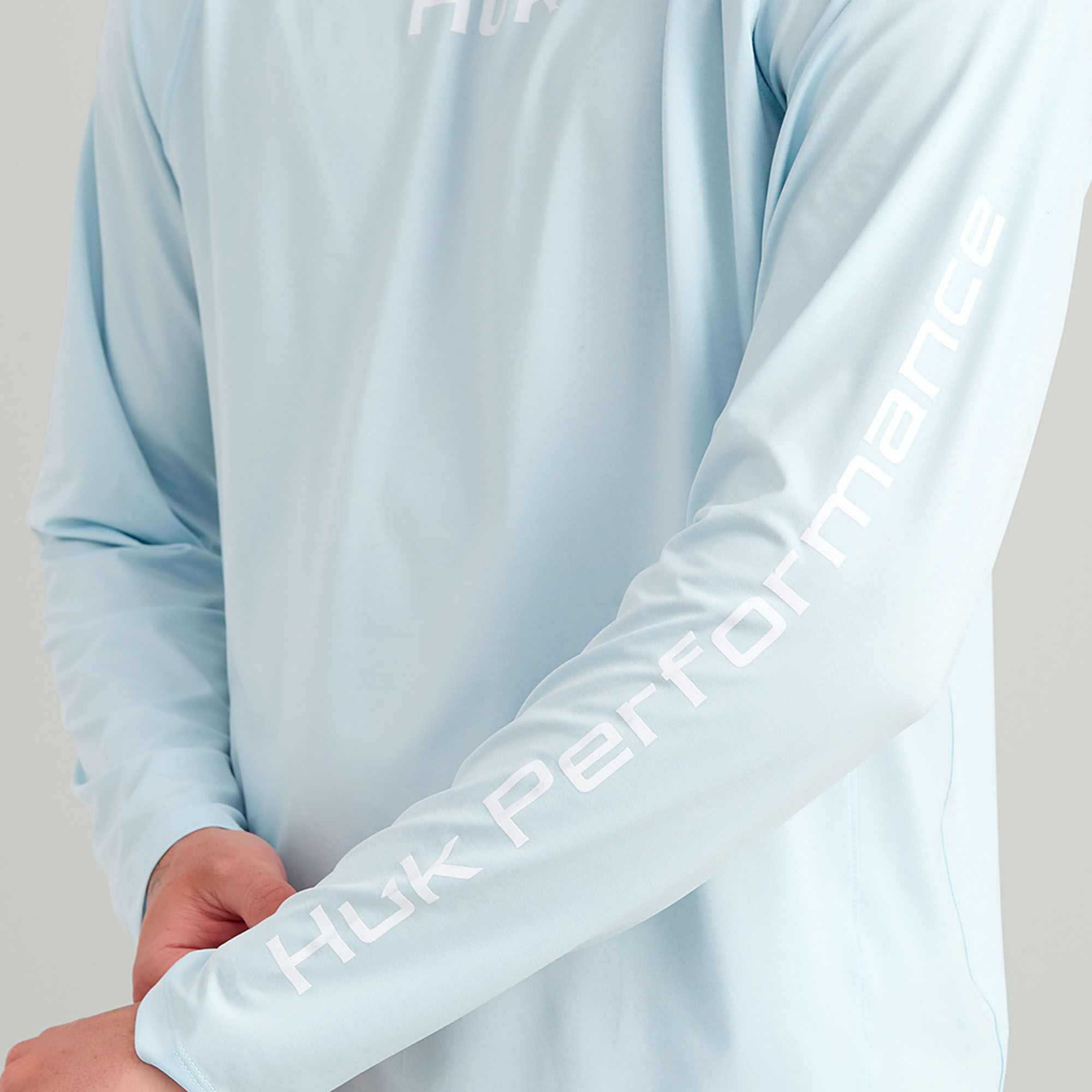 HUK Men's Airweight Long Sleeve Hoodie product image