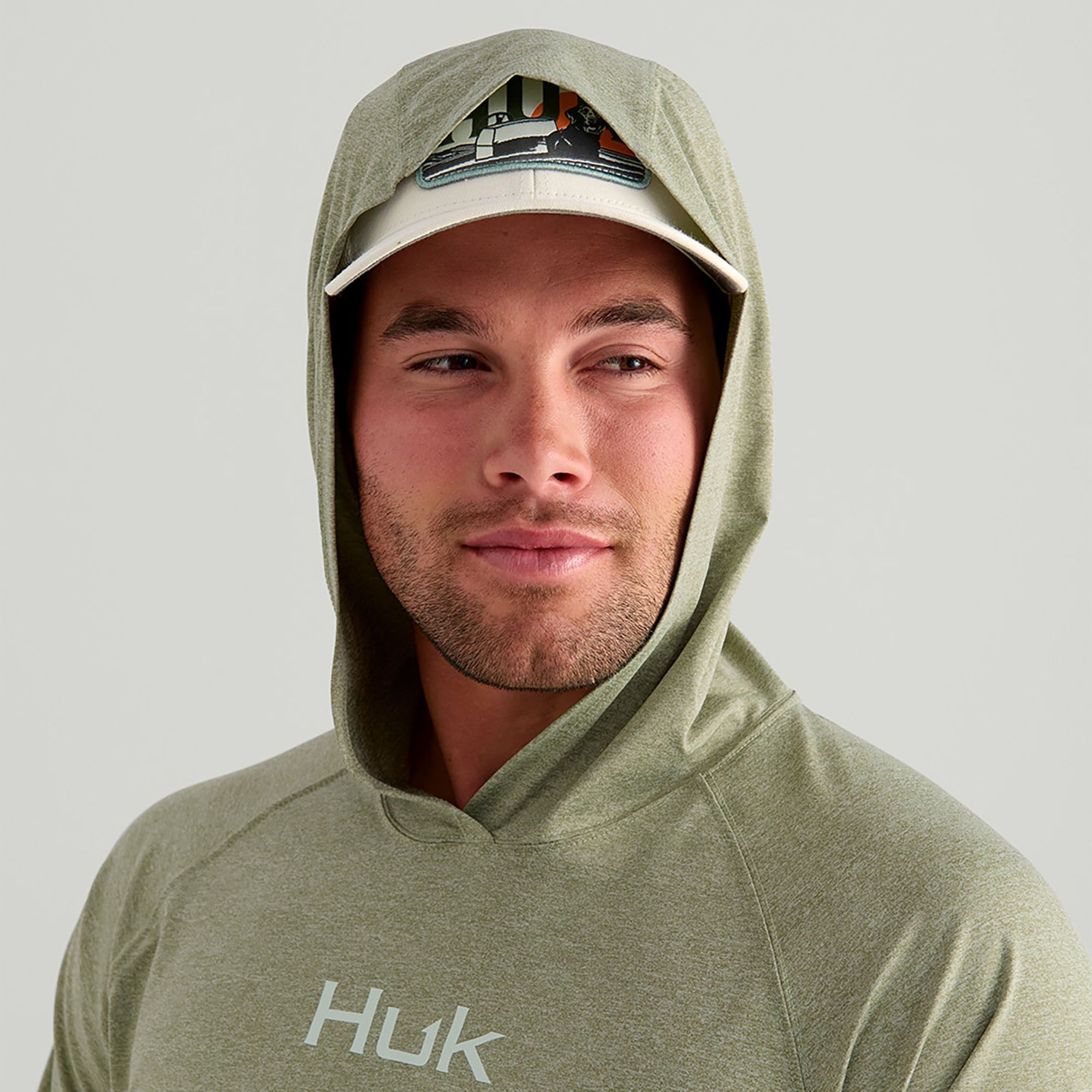 HUK Men's Airweight Long Sleeve Hoodie product image