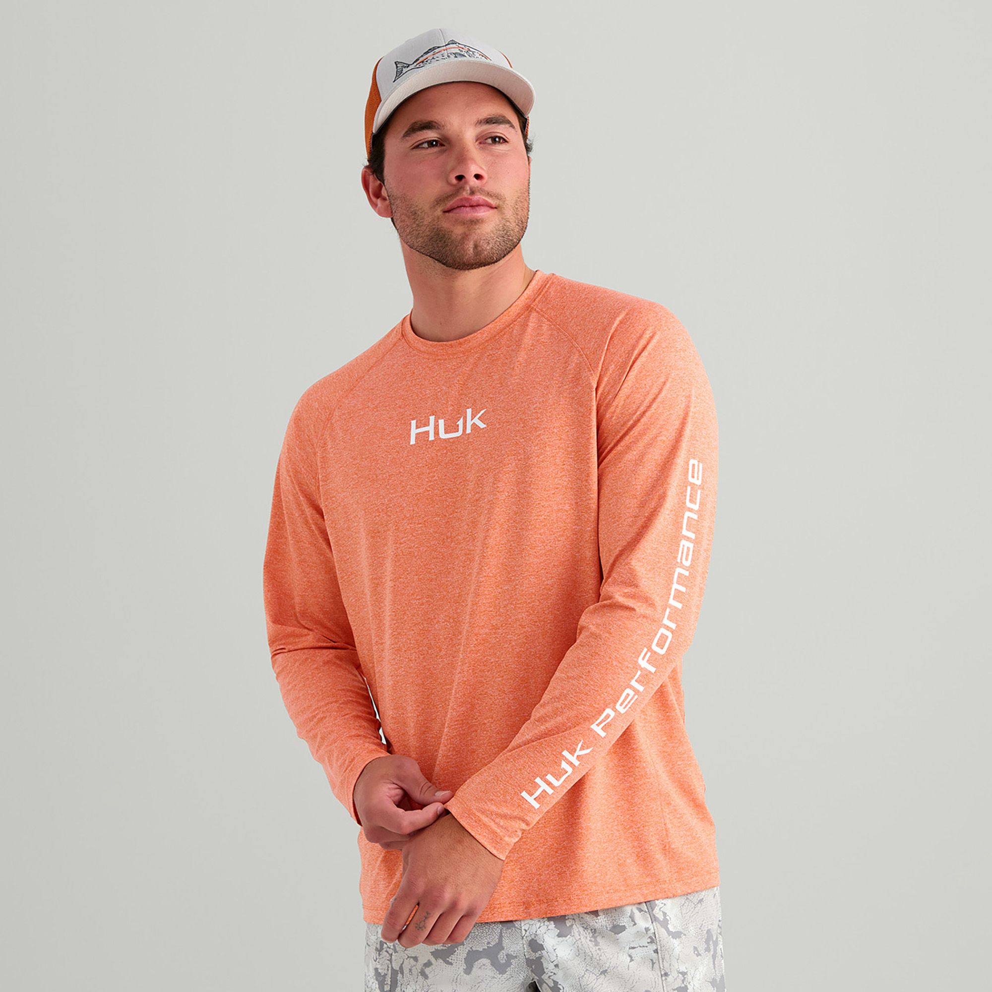 HUK Men's Airweight Long Sleeve Crew product image