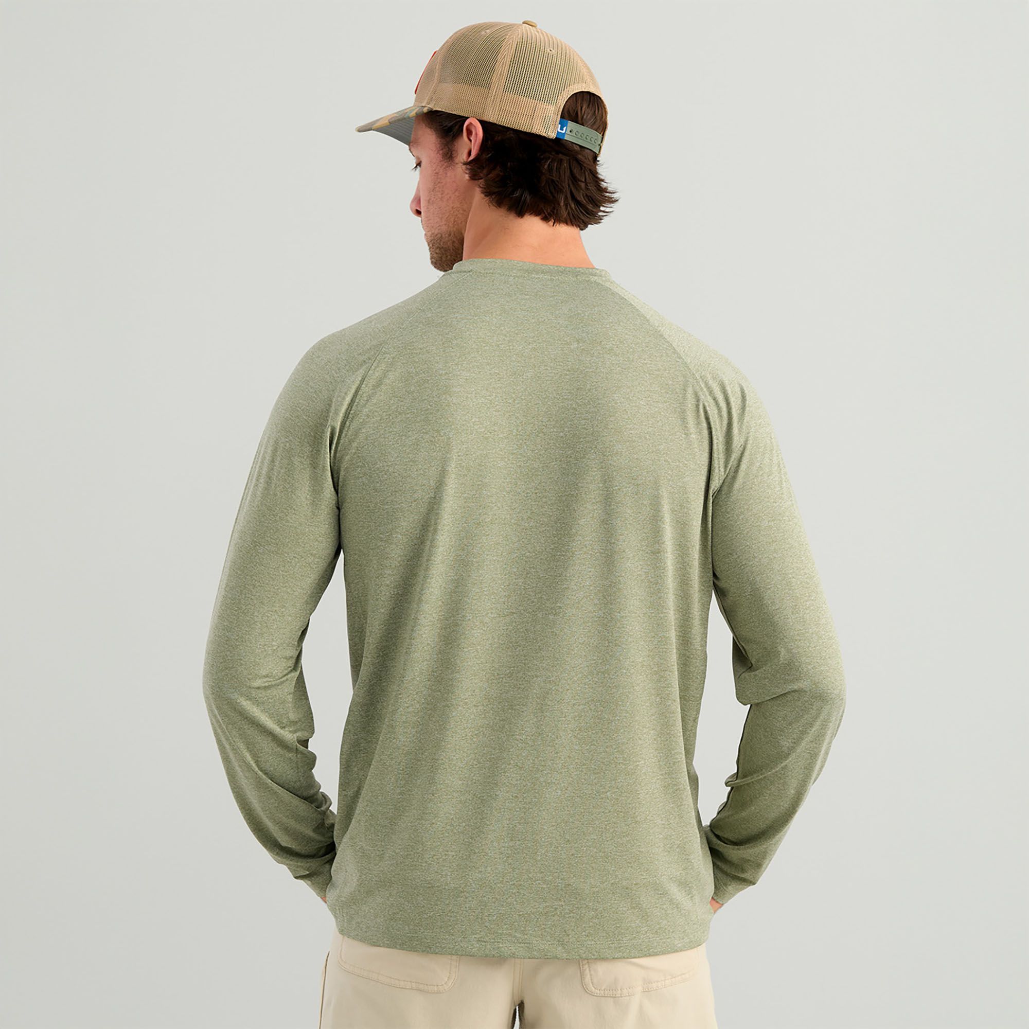 HUK Men's Airweight Long Sleeve Crew product image