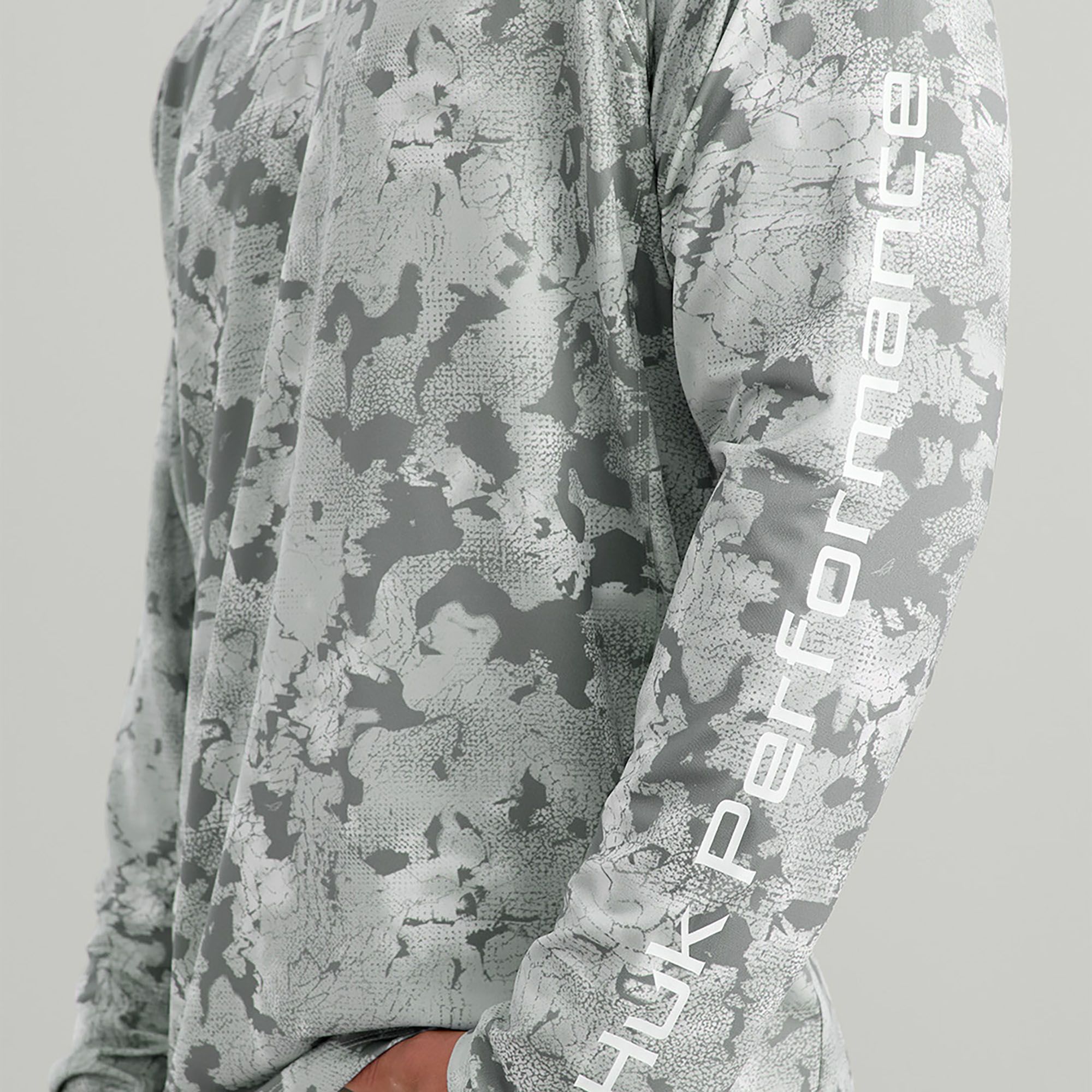 HUK Men's Airweight KC Print Hoodie product image