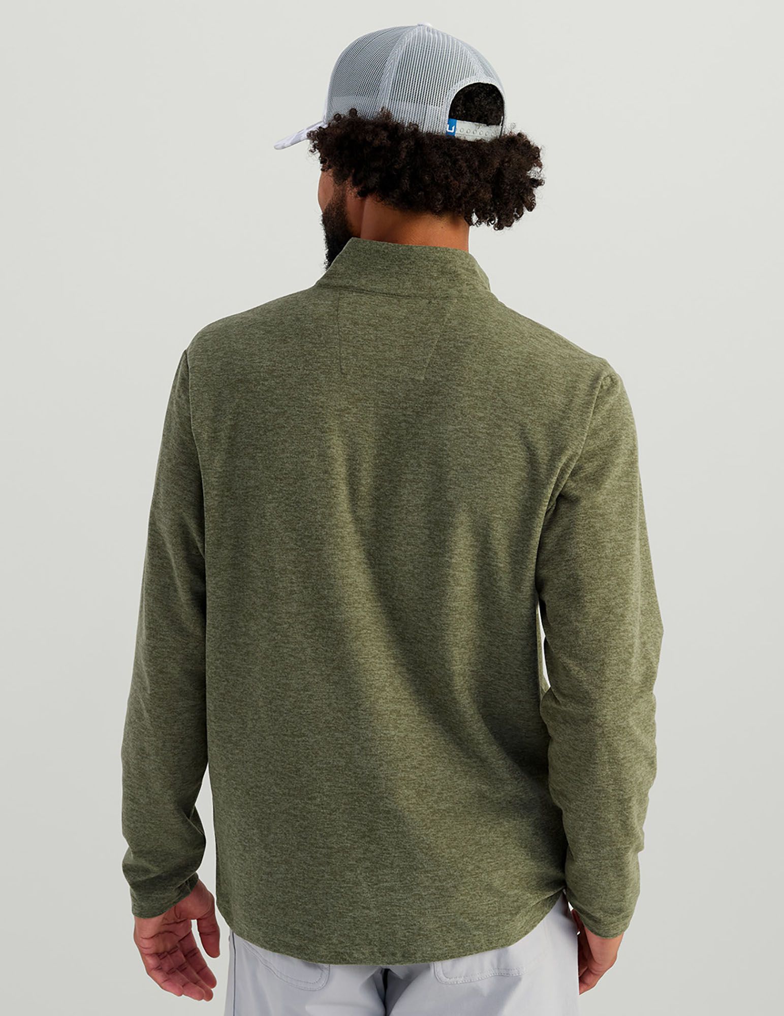 HUK Men's Leeward Lightweight Fleece 1/4 Zip Golf Pullover product image