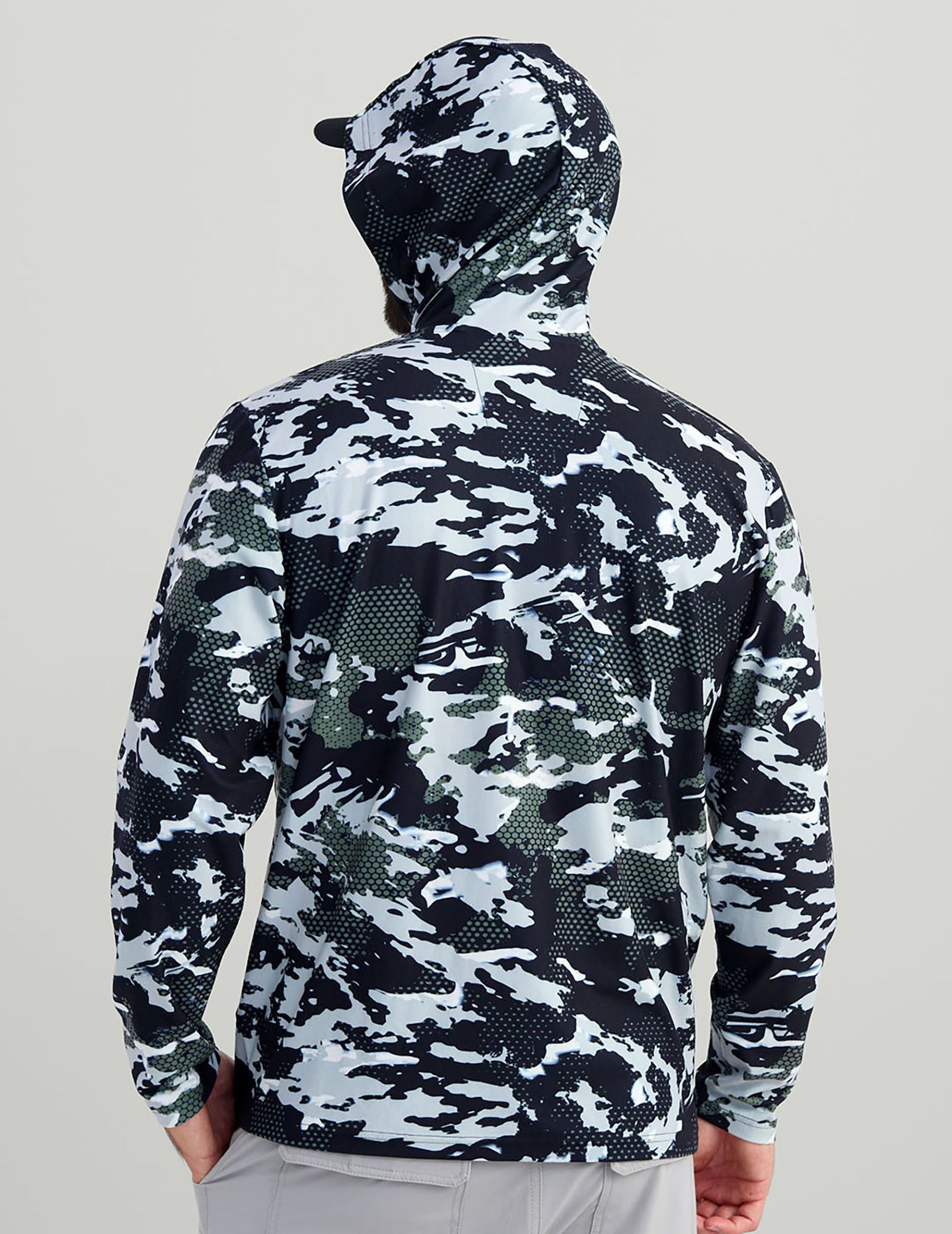 HUK Men's Leeward Lightweight Fleece KC Printed Hoodie product image