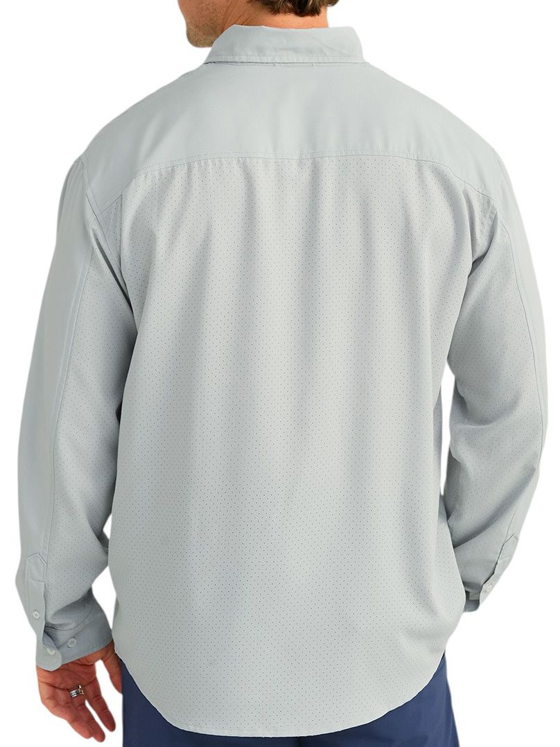 HUK Men's Long Sleeve Tide Point Button-Down Shirt product image