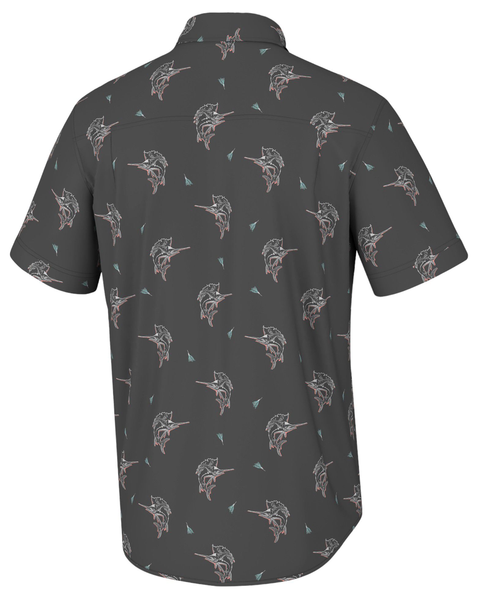 HUK Men's Fin Lure Kona Button-Down Shirt product image