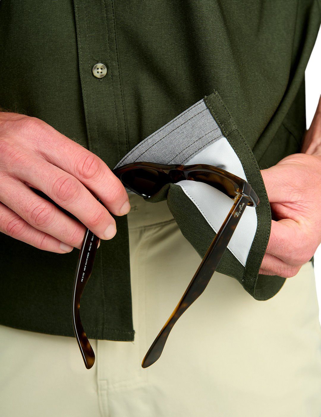 HUK Men's Long Sleeve Hawser Heather Flannel product image