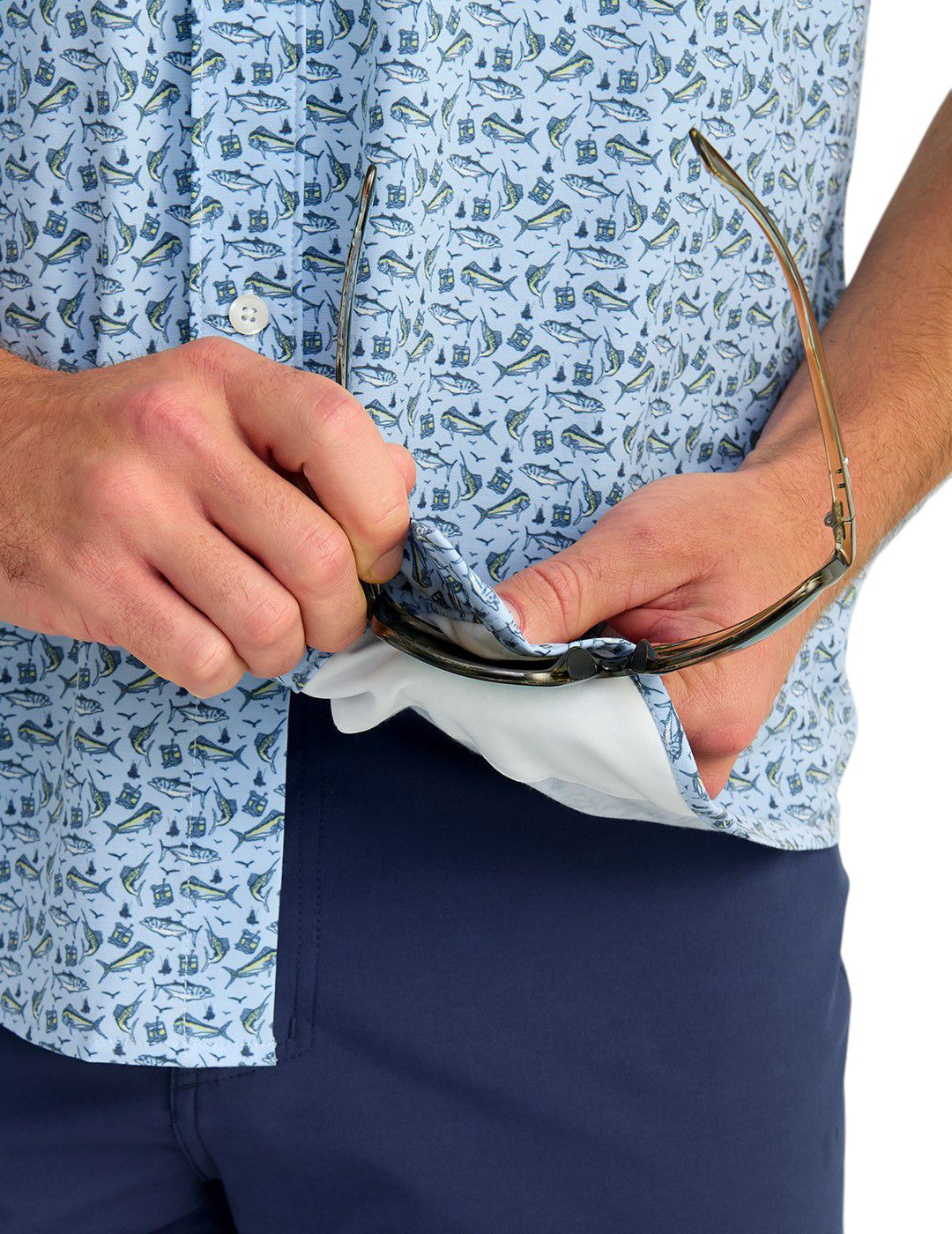 HUK Men's Short Sleeve Kona Button Down product image