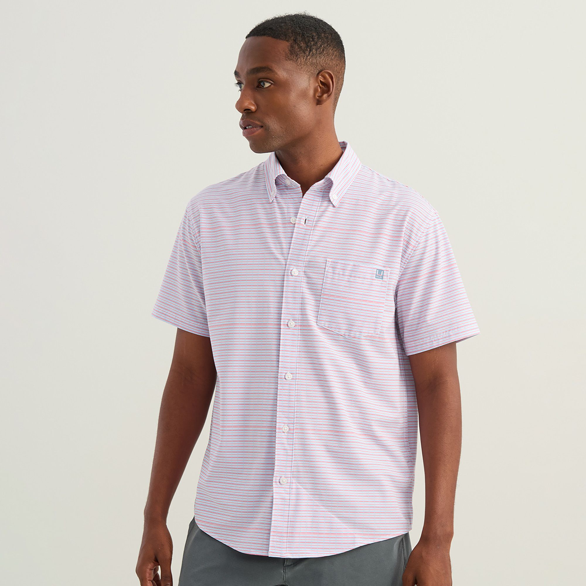 HUK Men's Short Sleeve Kona Button Down product image