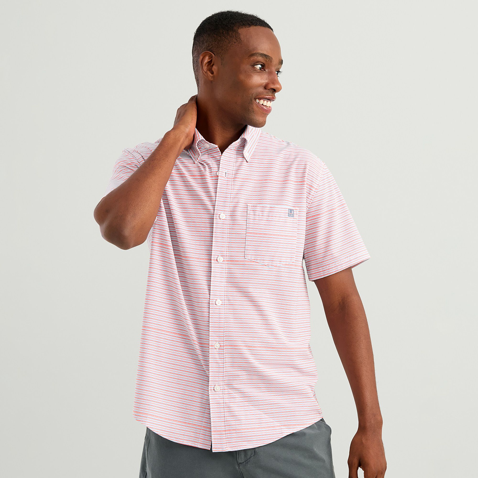 HUK Men's Short Sleeve Kona Button Down product image