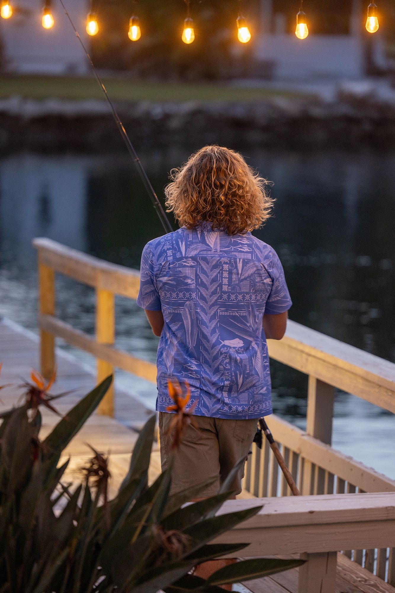 HUK Men's Short Sleeve Button-Down Camp Shirt product image