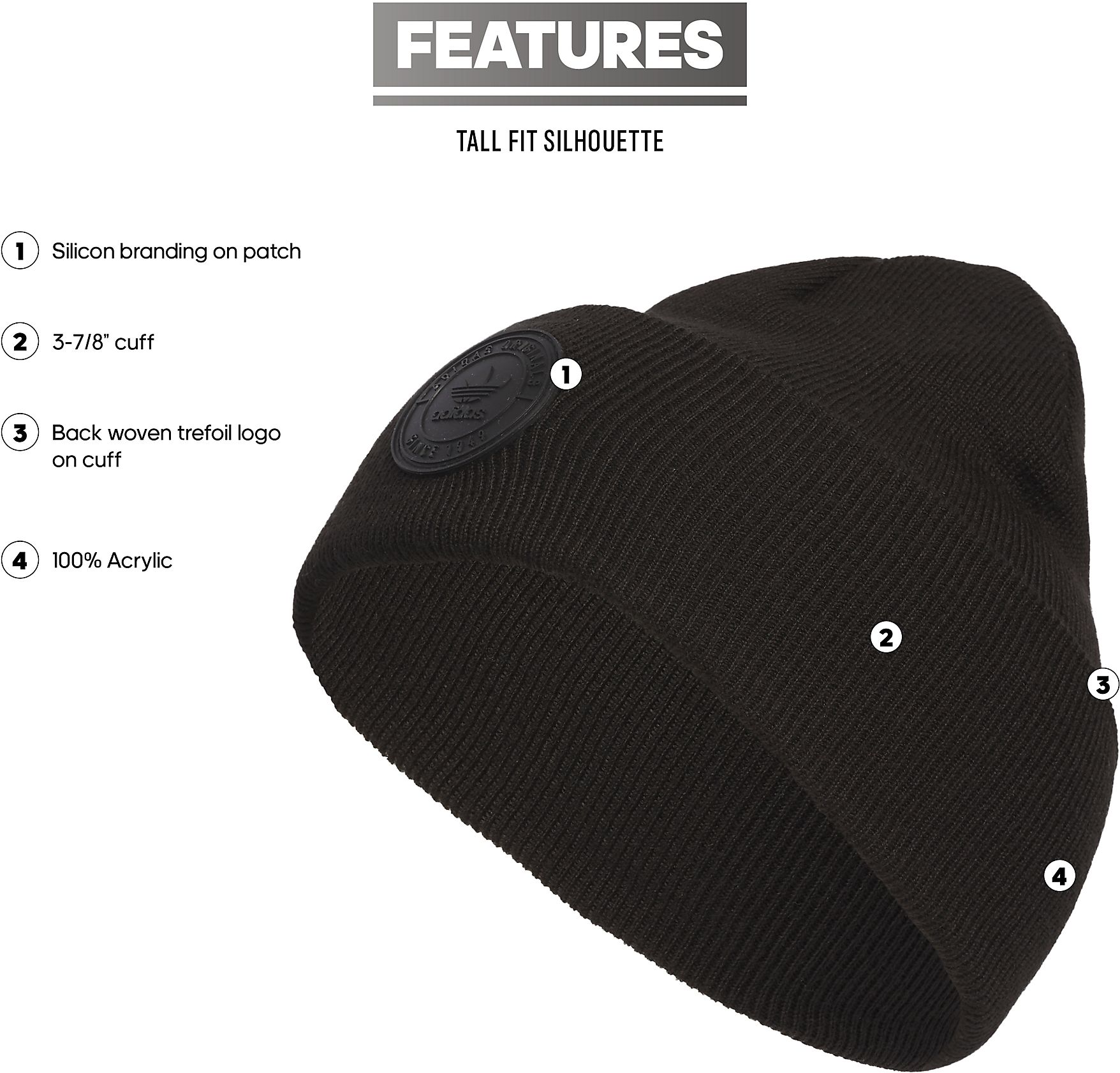 adidas Originals Tall Resort Cuff Beanie product image