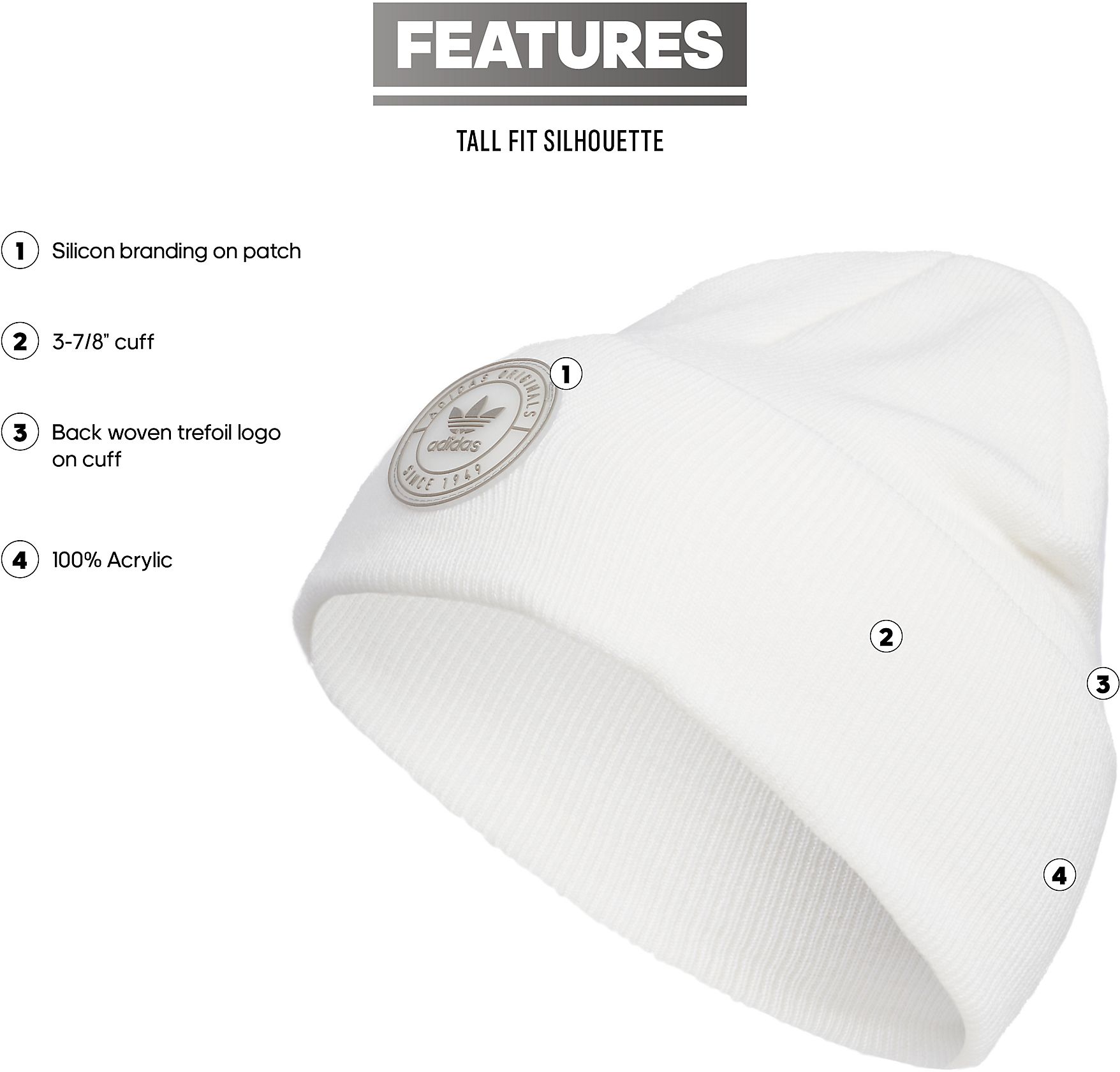 adidas Originals Tall Resort Cuff Beanie product image