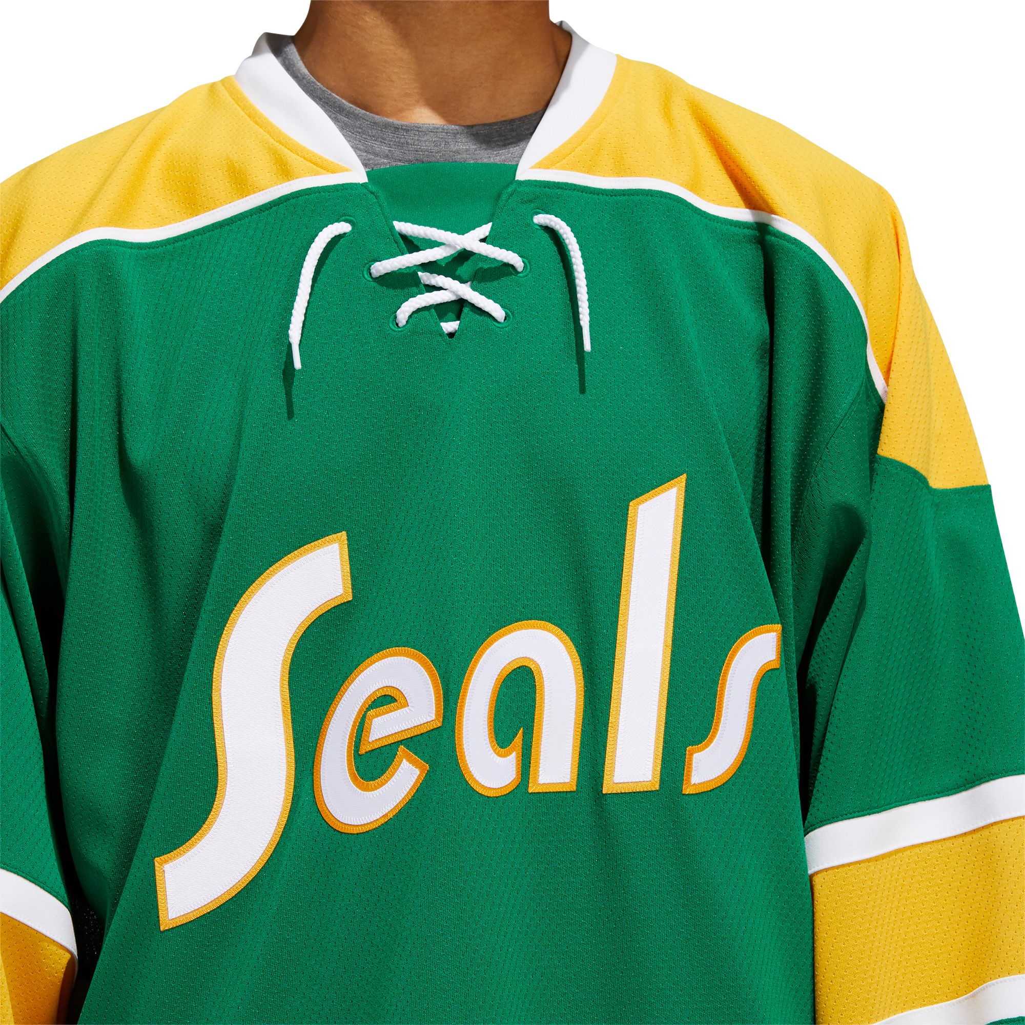 adidas California Golden Seals ADIZERO Premium Authentic Classic Jersey product image