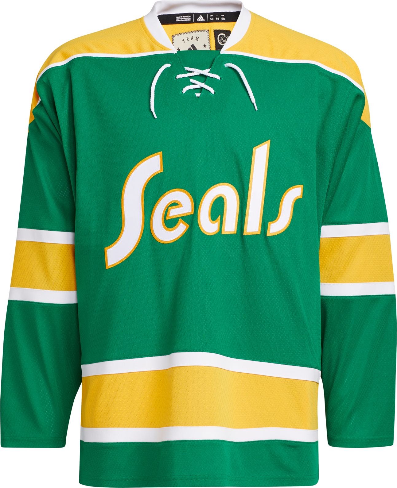 adidas California Golden Seals ADIZERO Premium Authentic Classic Jersey product image