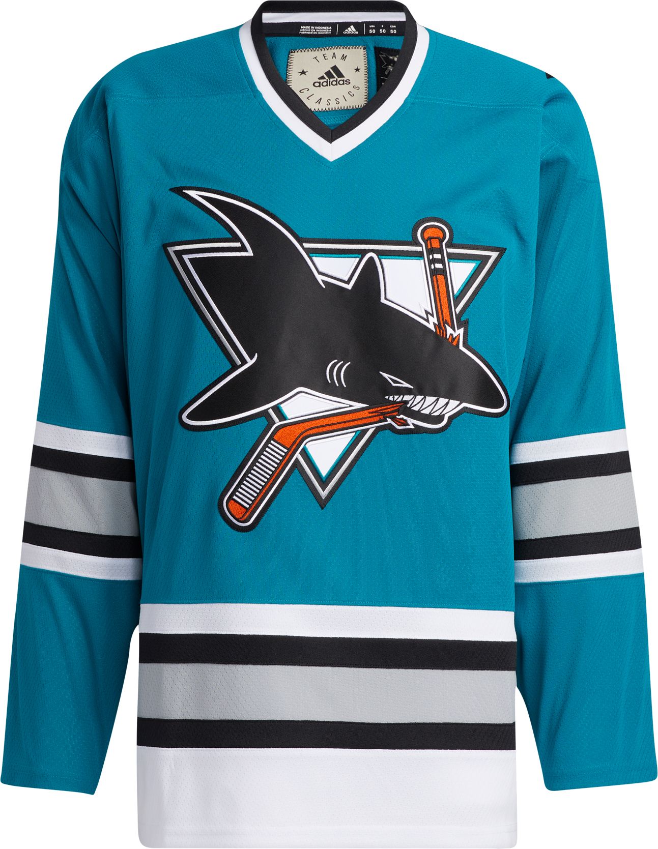 adidas San Jose Sharks ADIZERO Premium Authentic Classic Jersey product image