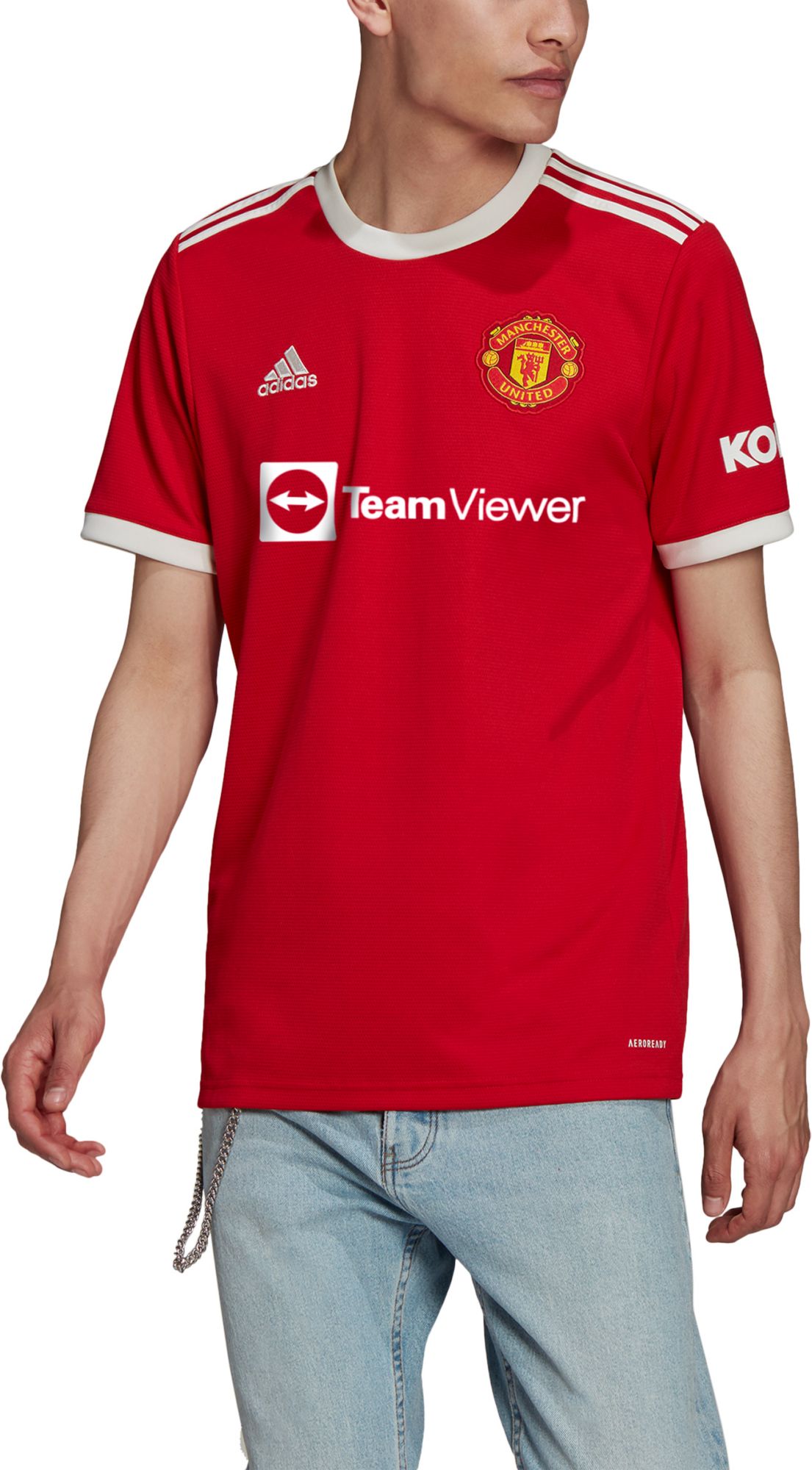 adidas Men's Manchester United '21 Cristiano Ronaldo #7 Home Replica Jersey product image