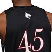 Men's adidas #45 White Louisville Cardinals Swingman Jersey