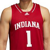 adidas Men's Indiana Hoosiers #1 Crimson Swingman Replica Basketball Jersey product image