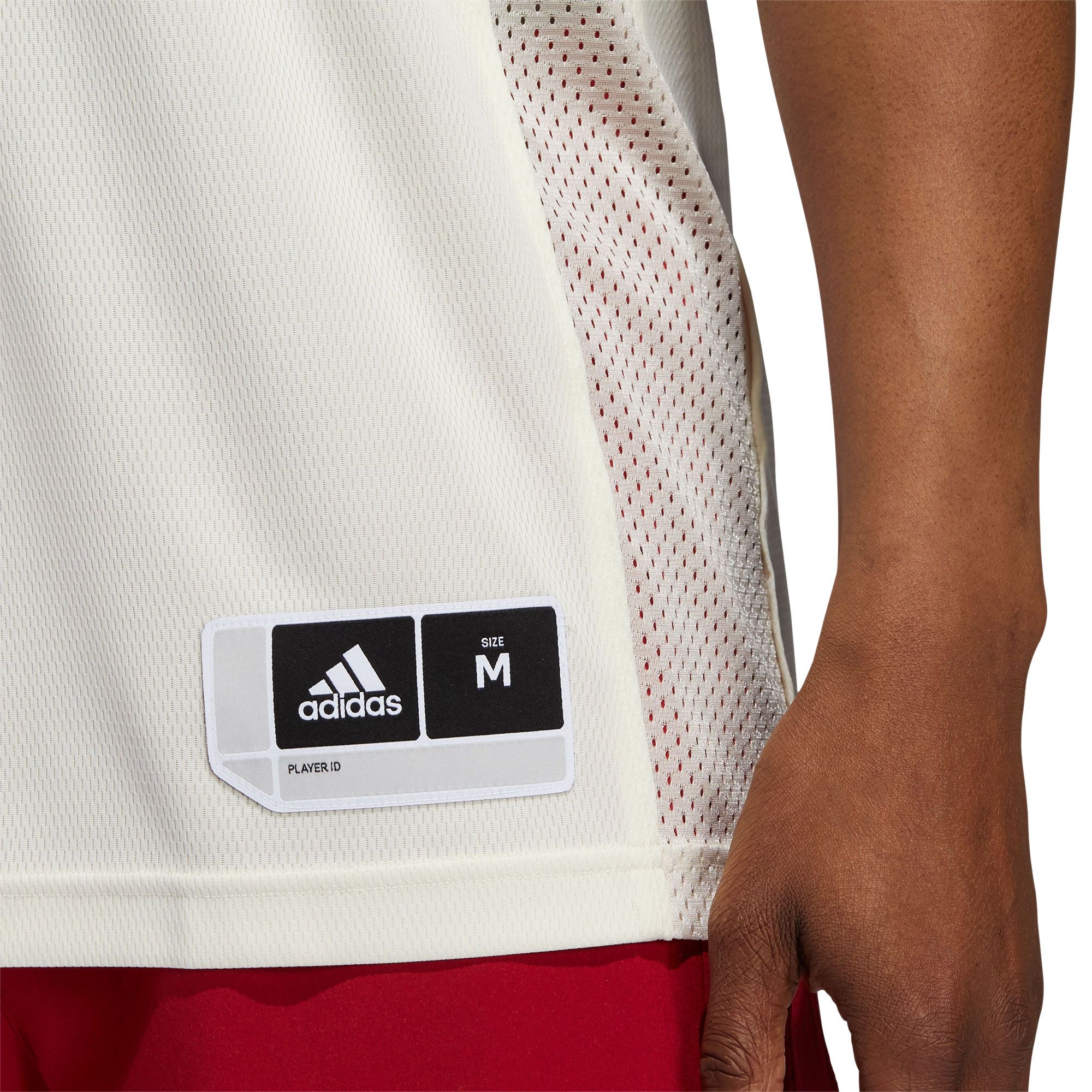 adidas Men's Indiana Hoosiers #1 White Swingman Replica Basketball Jersey product image