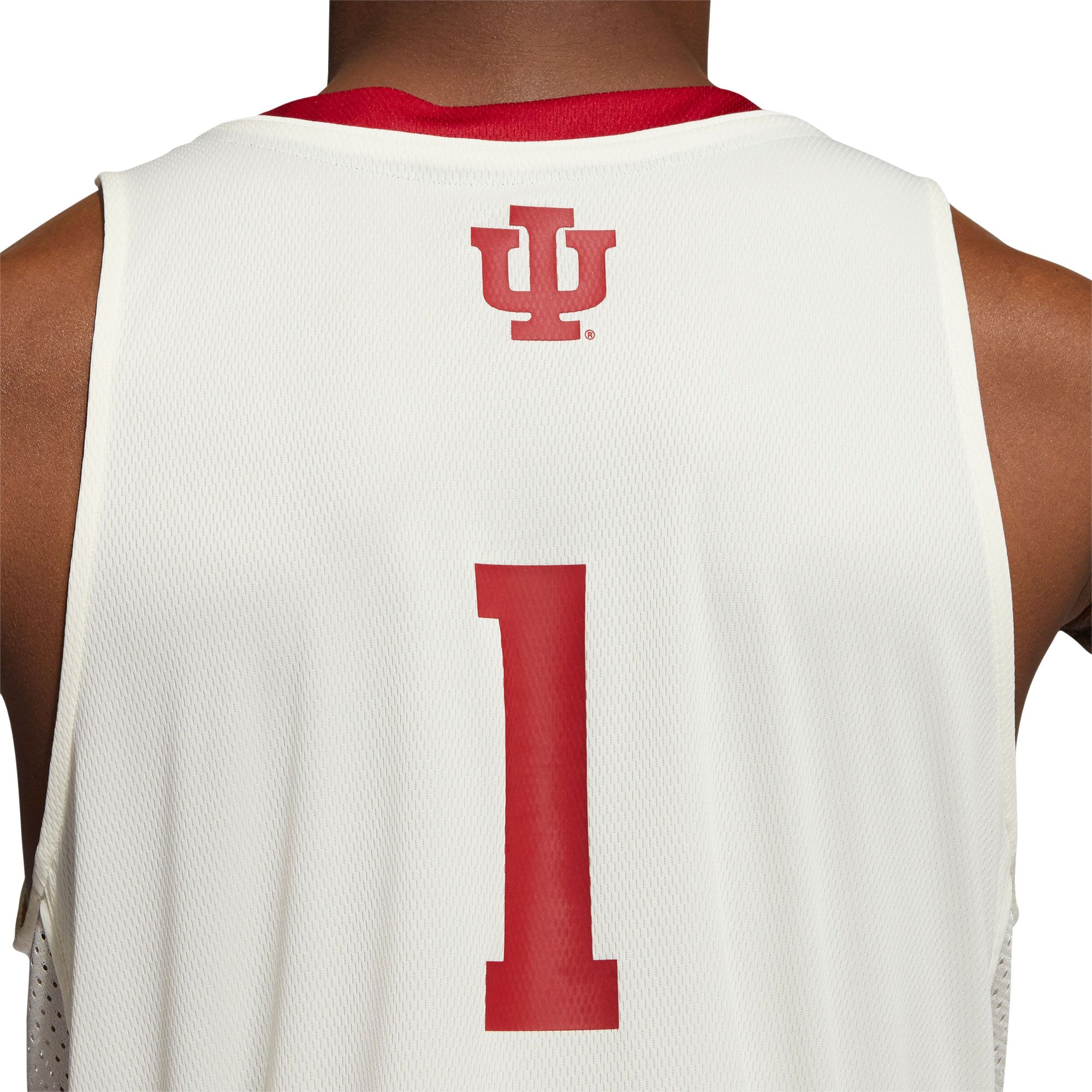 adidas Men's Indiana Hoosiers #1 White Swingman Replica Basketball Jersey product image