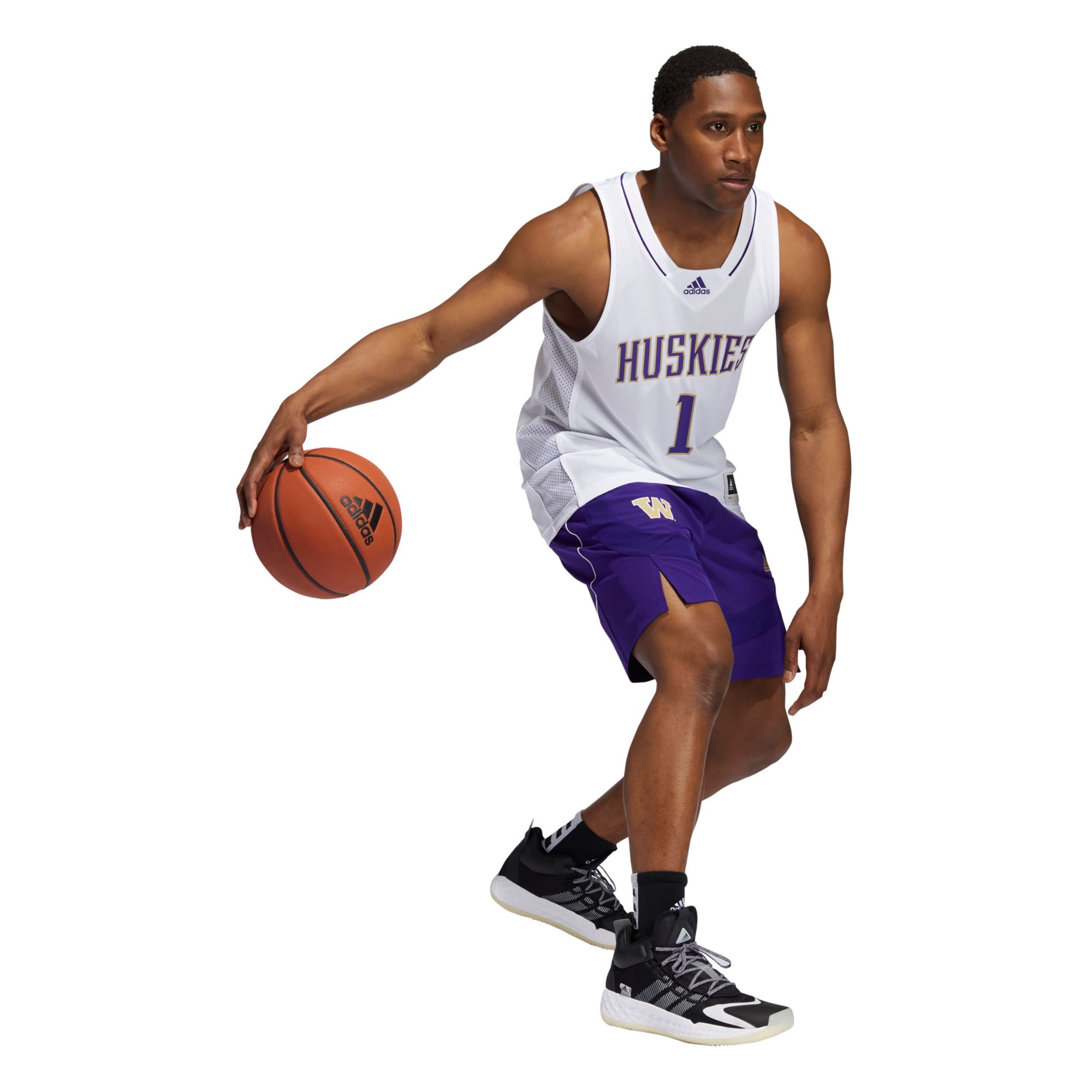 adidas Men's Washington Huskies White Swingman Jersey product image